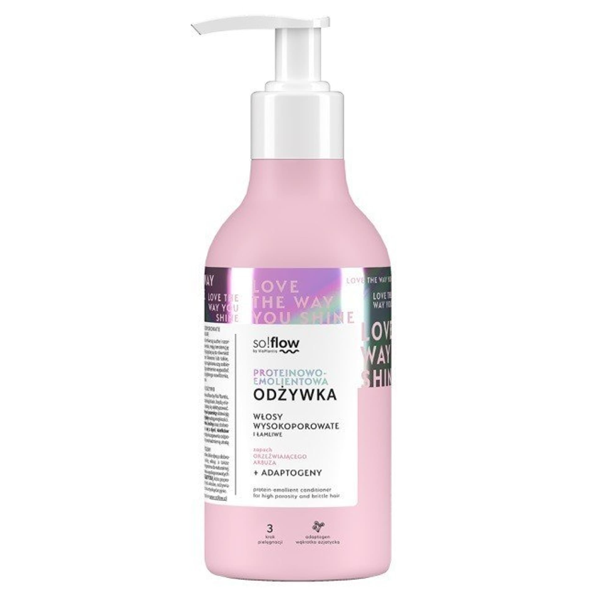 

Vis Plantis So!Flow Proteinowo - Emolientowa Odżywka do włosów wysokoporowatych i łamliwych 400ml