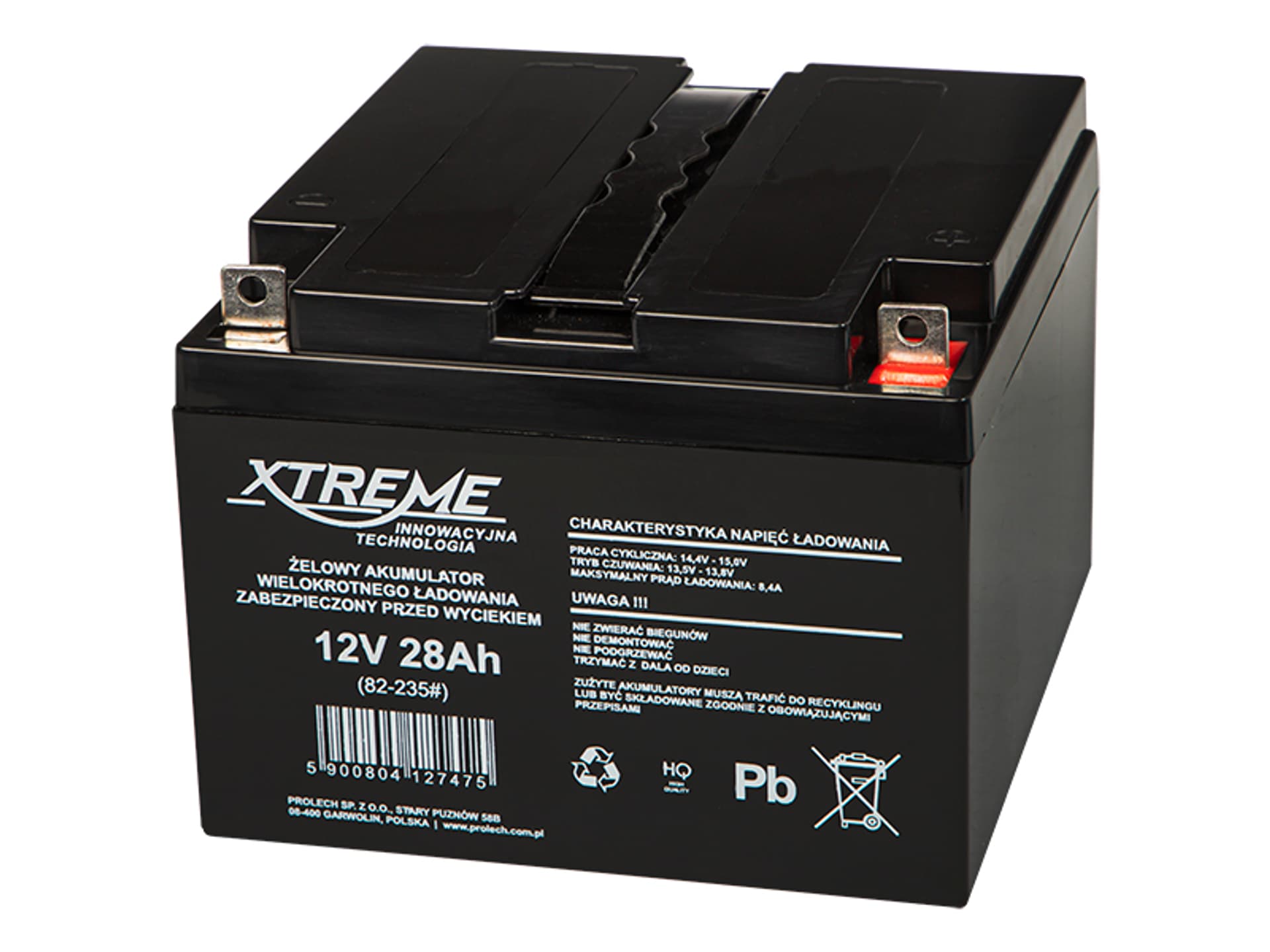 

Akumulator żelowy 12V 28Ah XTREME