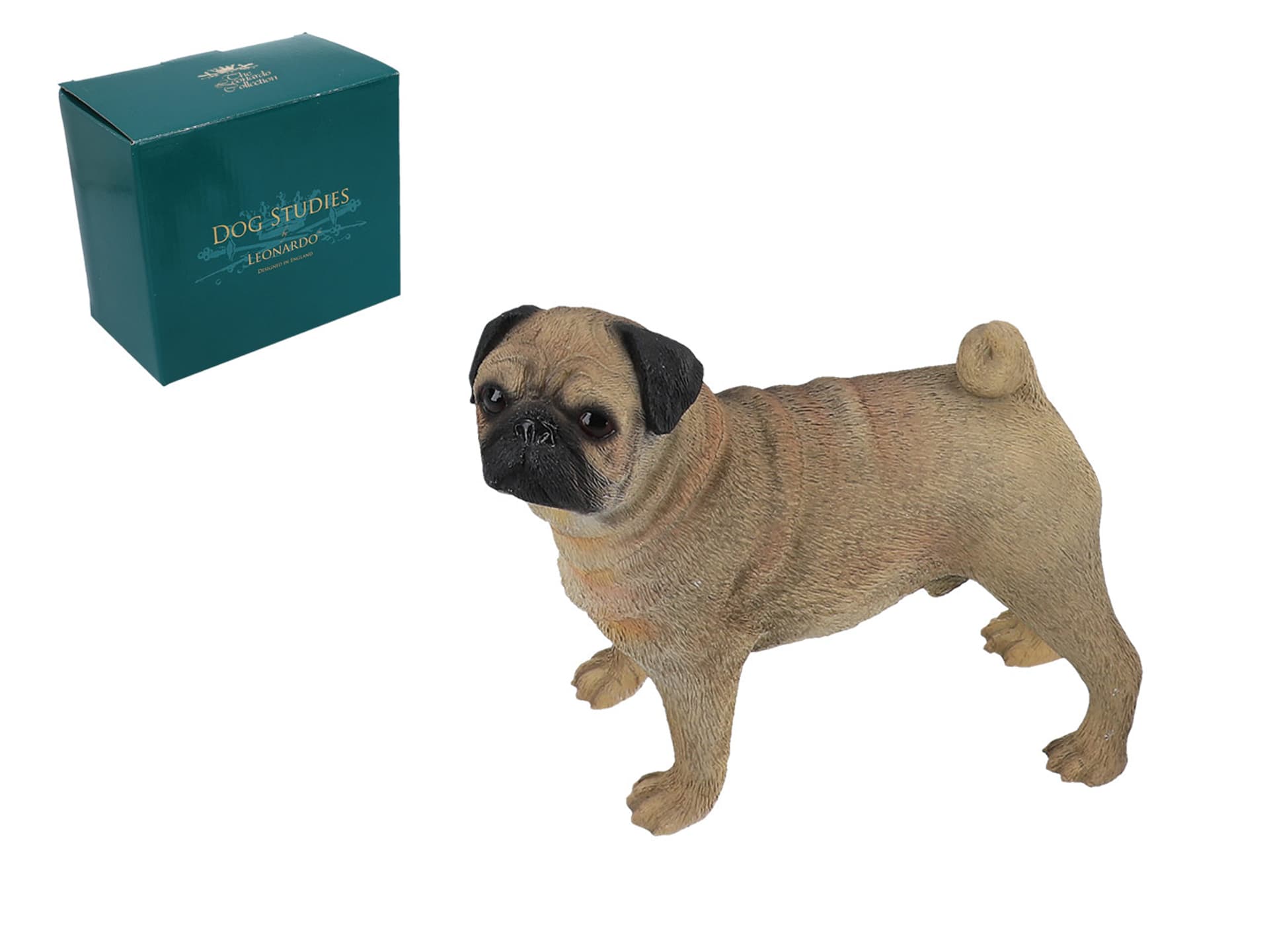 

Figurka - pies stojący Pug