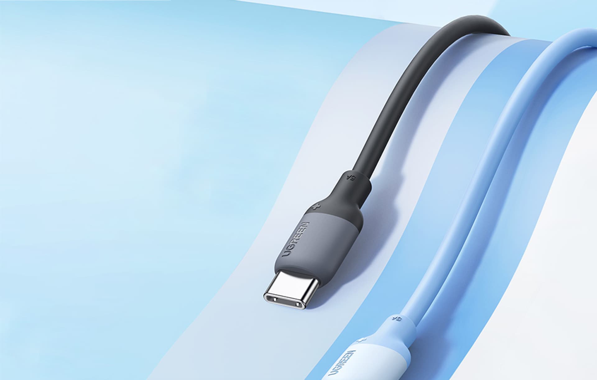 

Kabel szybkiego ładowania USB-C do USB-C UGREEN 15282 0.5m (czarny)