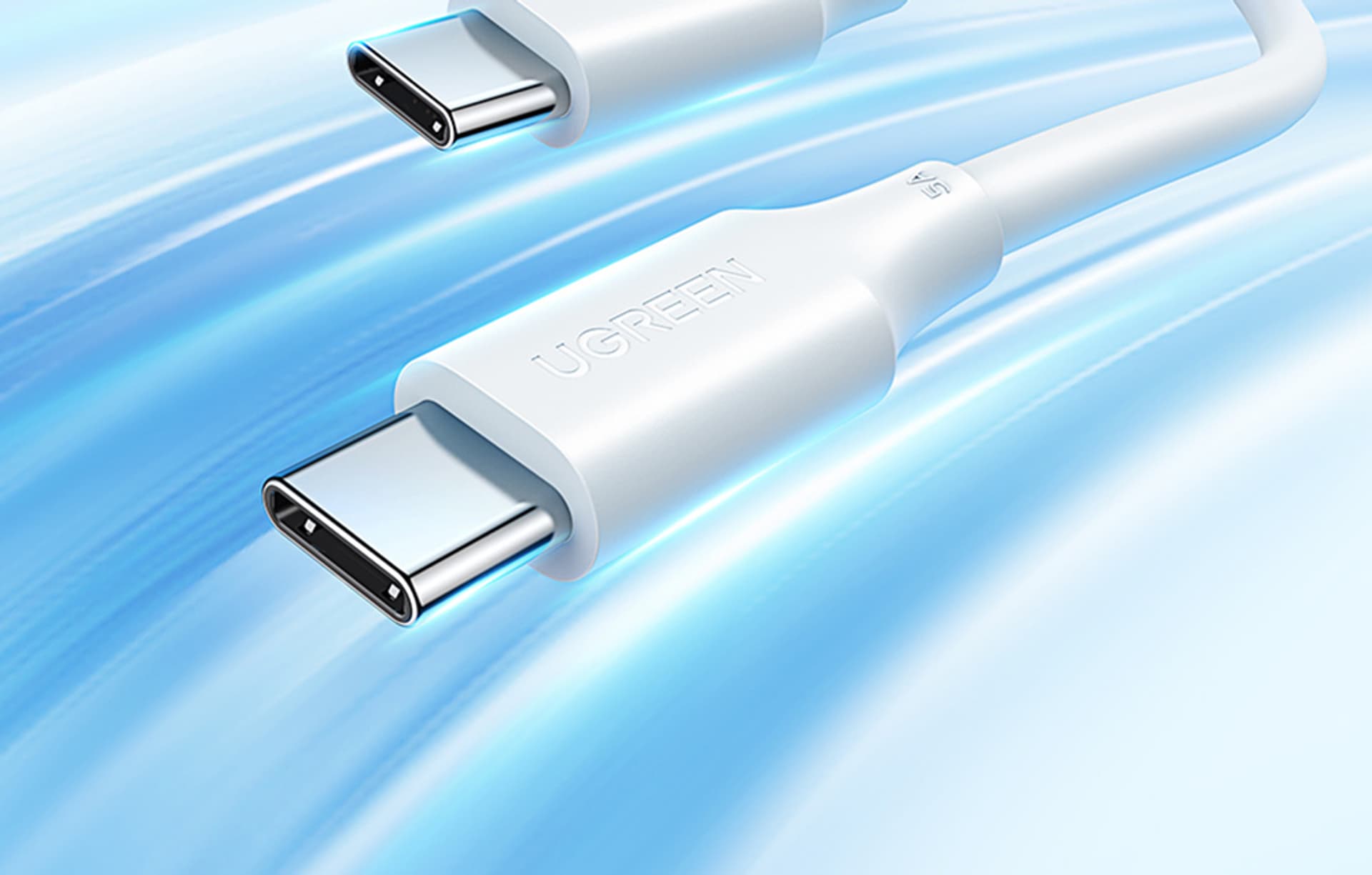 

Kabel USB-C do USB-C UGREEN 15173 (biały)