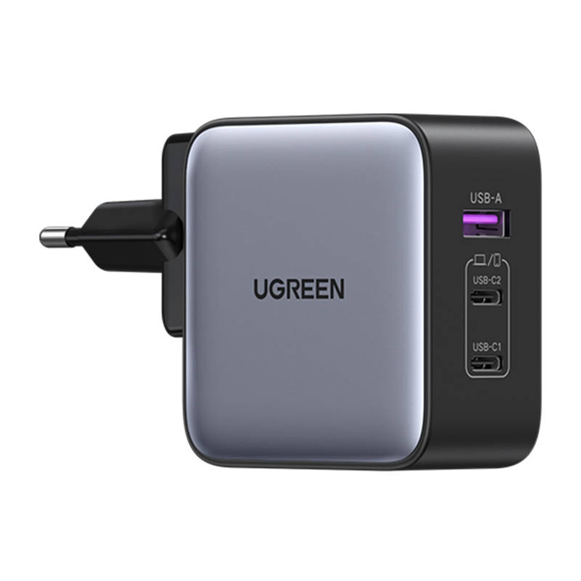 

Ładowarka sieciowa Ugreen Nexode, 2x USB-C + USB, 65W