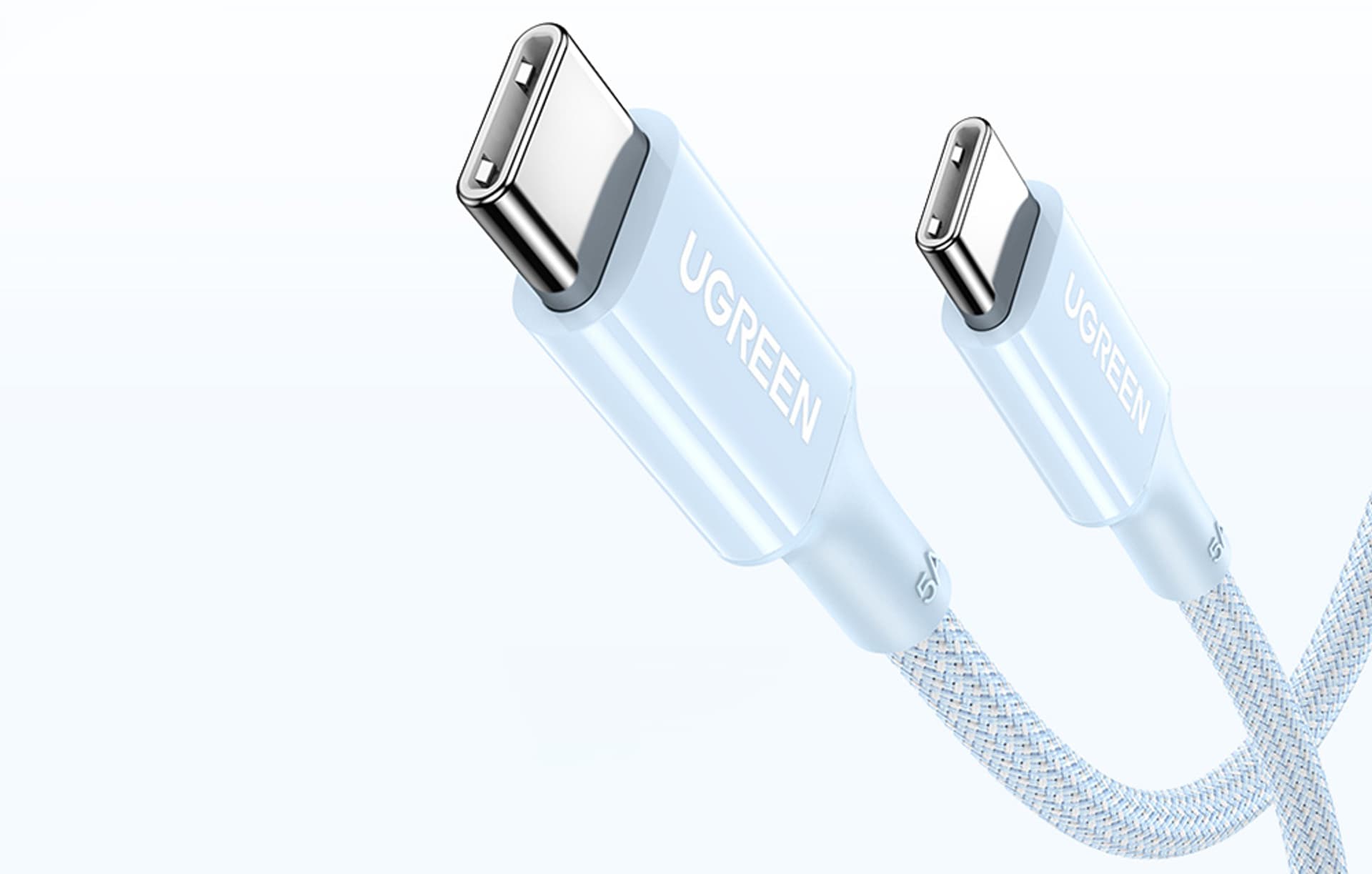 

Kabel USB-C do USB-C Cable UGREEN 15273, 2m (niebieski)