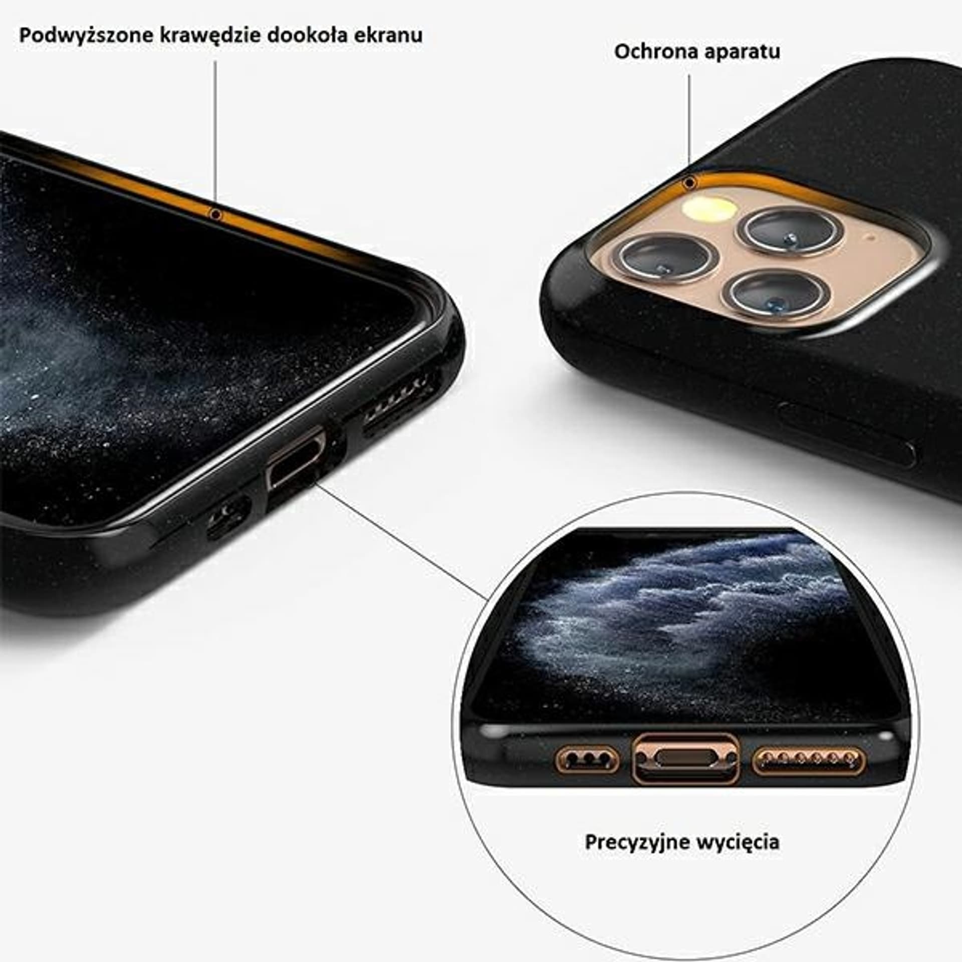 

Mercury Jelly Case Sam M33 5G M336 czarny/black
