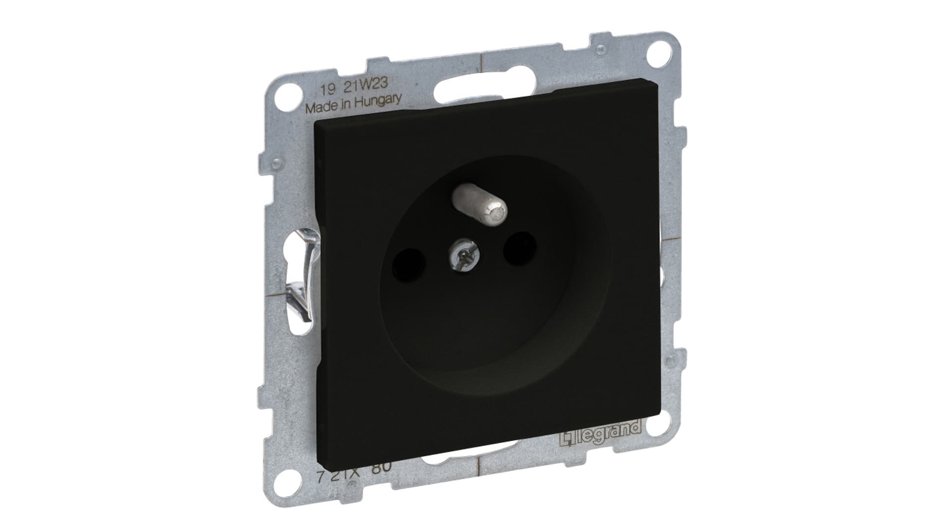 

SUNO Gniazdo pojedyncze 2P+Z czarne 16A 250V zaciski automatyczne z przesłoną 721480