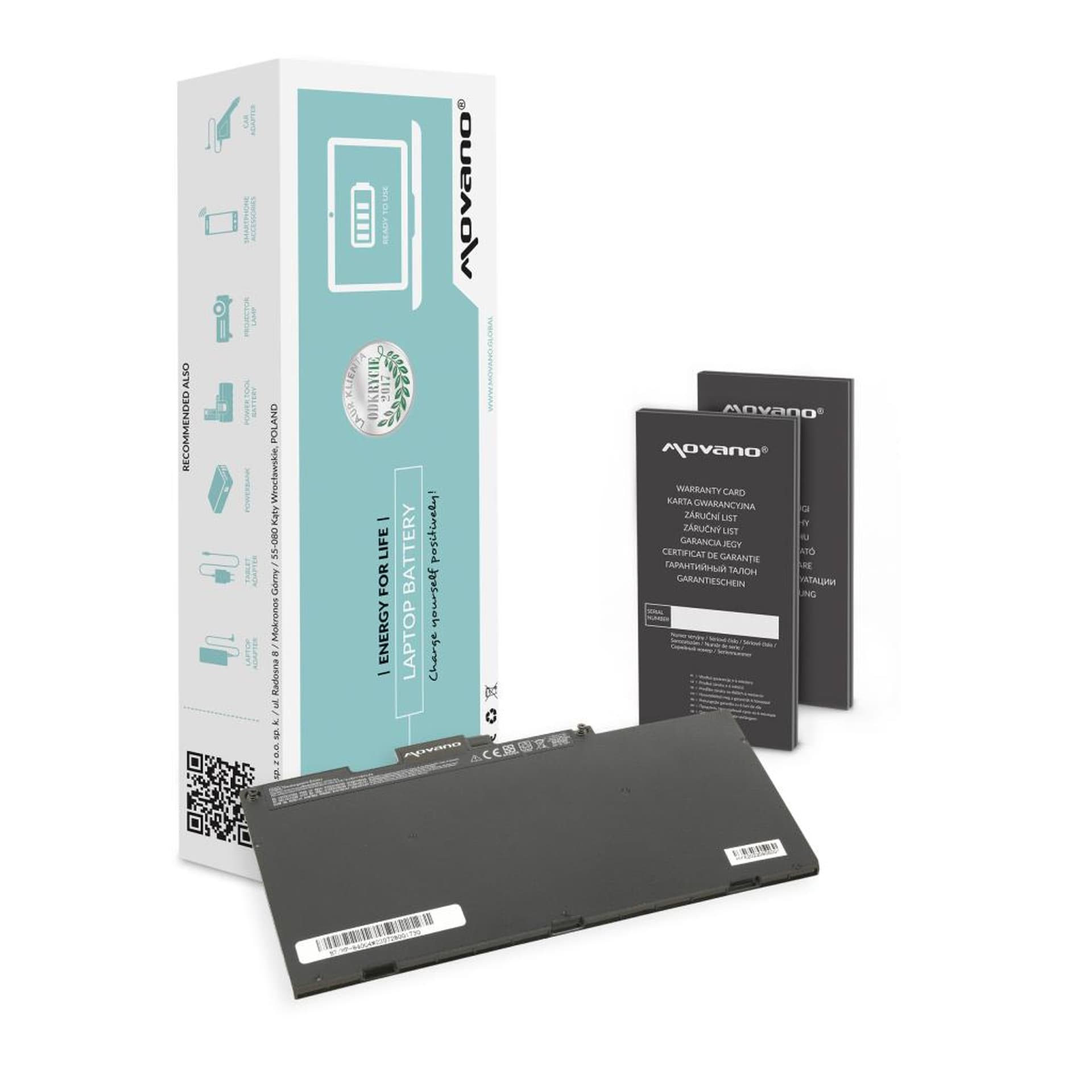 

Bateria Movano do HP EliteBook 840, 850, 755 G4