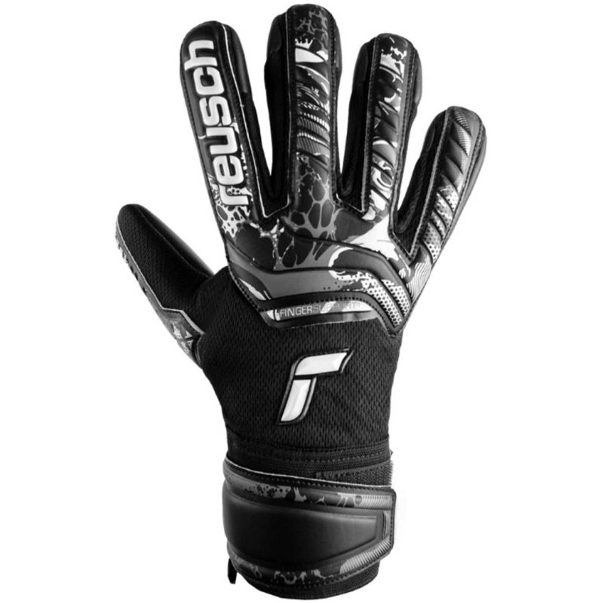 

Rękawice bramkarskie Reusch Attrakt Infinity Finger Support M 5370720 (kolor Czarny, rozmiar 8.5)