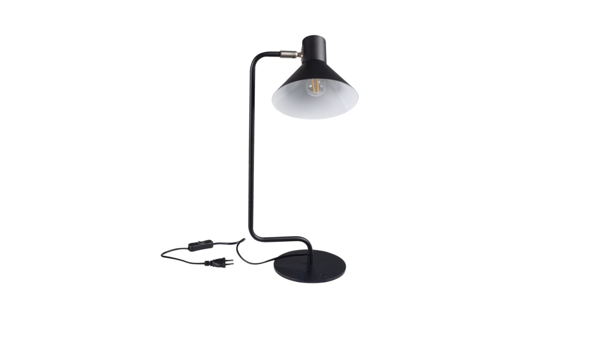 

Lampka biurkowa max 10W E14 kl.II IP20 NEDIA E14 B czarna 34475