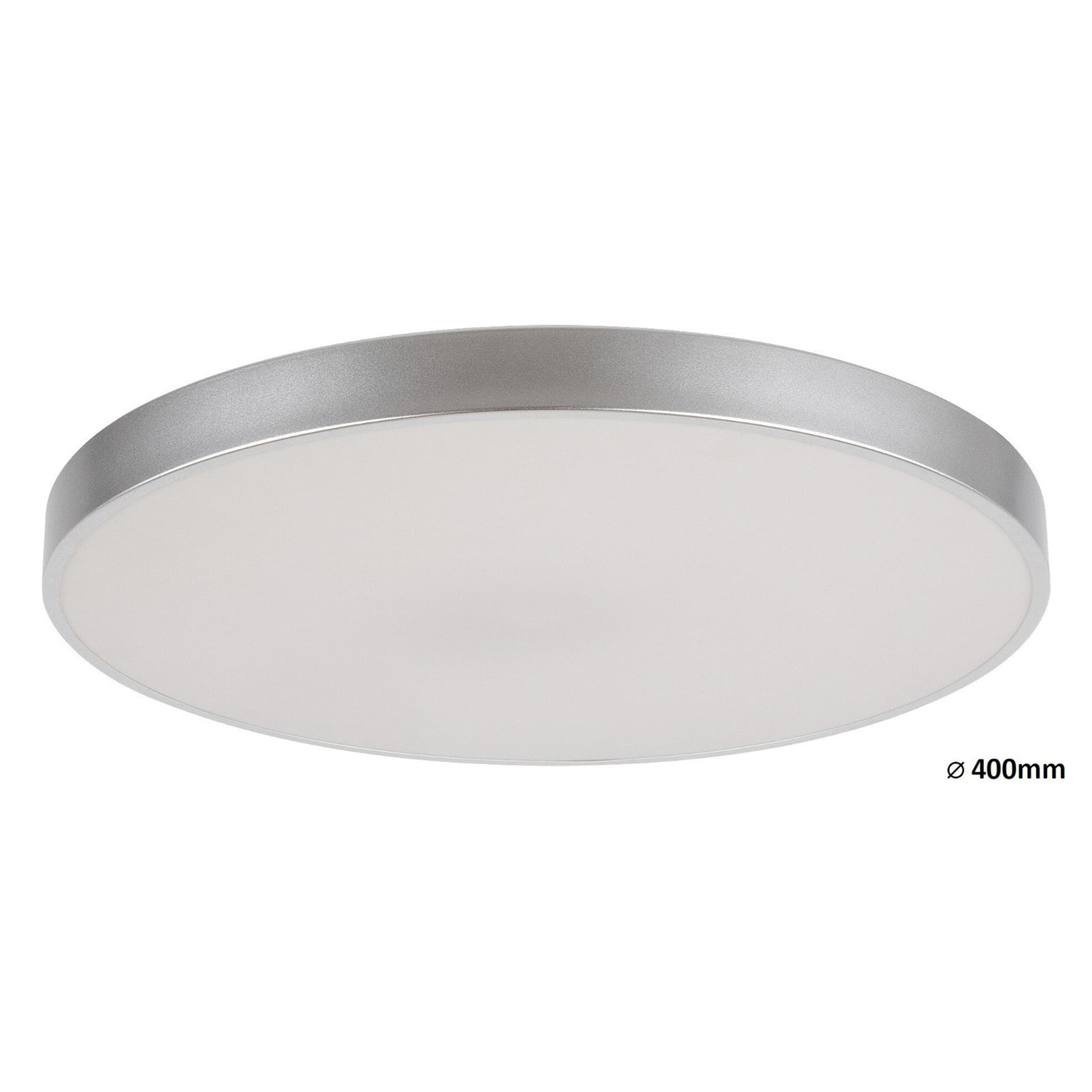 

Lampa sufitowa Tesia Rabalux srebrna 36W 2600lm 4000K, D40cm, IP20, 3315