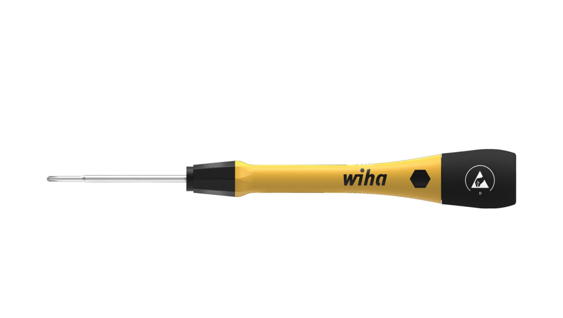 

Wiha wkrętak precyzyjny Picofinish z izolacją ESD krzyżowy, Philips, PH00 x 40mm 43676