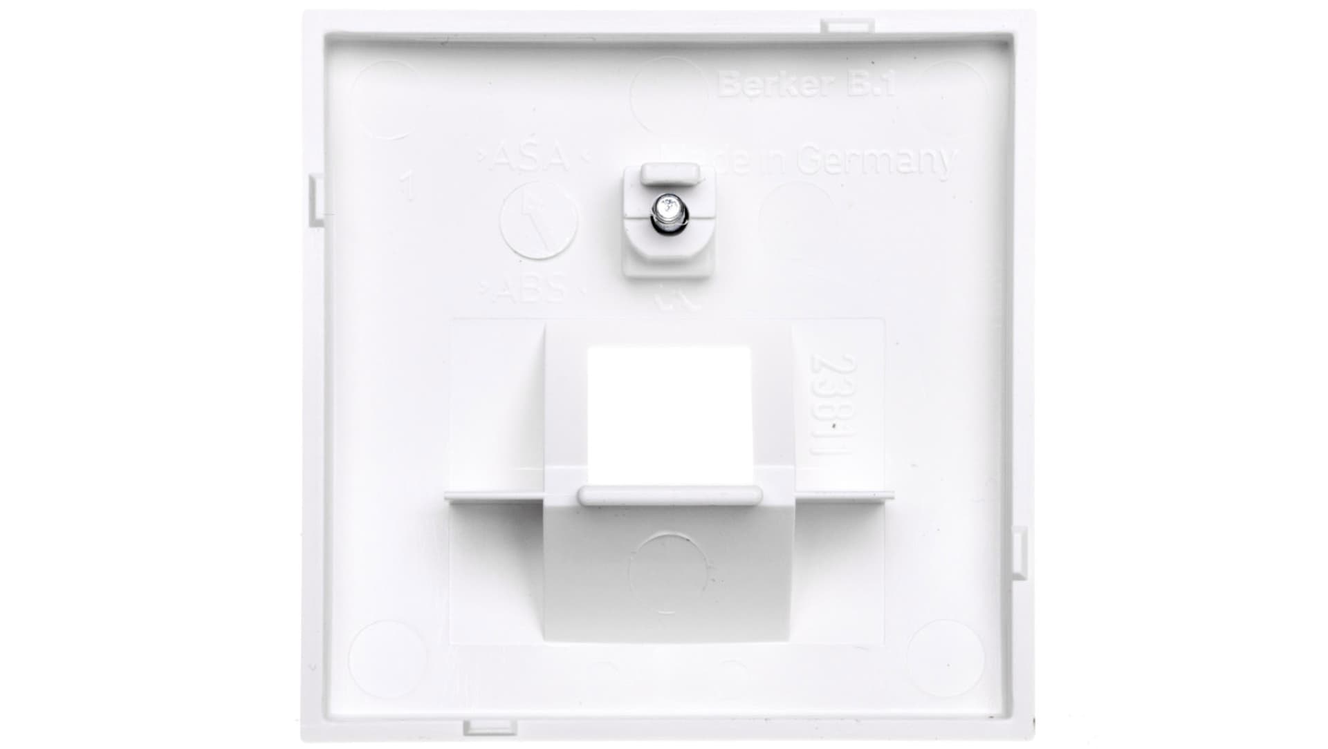 

Berker S.1/B.1/B.3/B.7 Glas Płytka czołowa do gniazda teleinformatycznego pojedynczego RJ11/RJ12/RJ45 śnieżnobiała 14071909