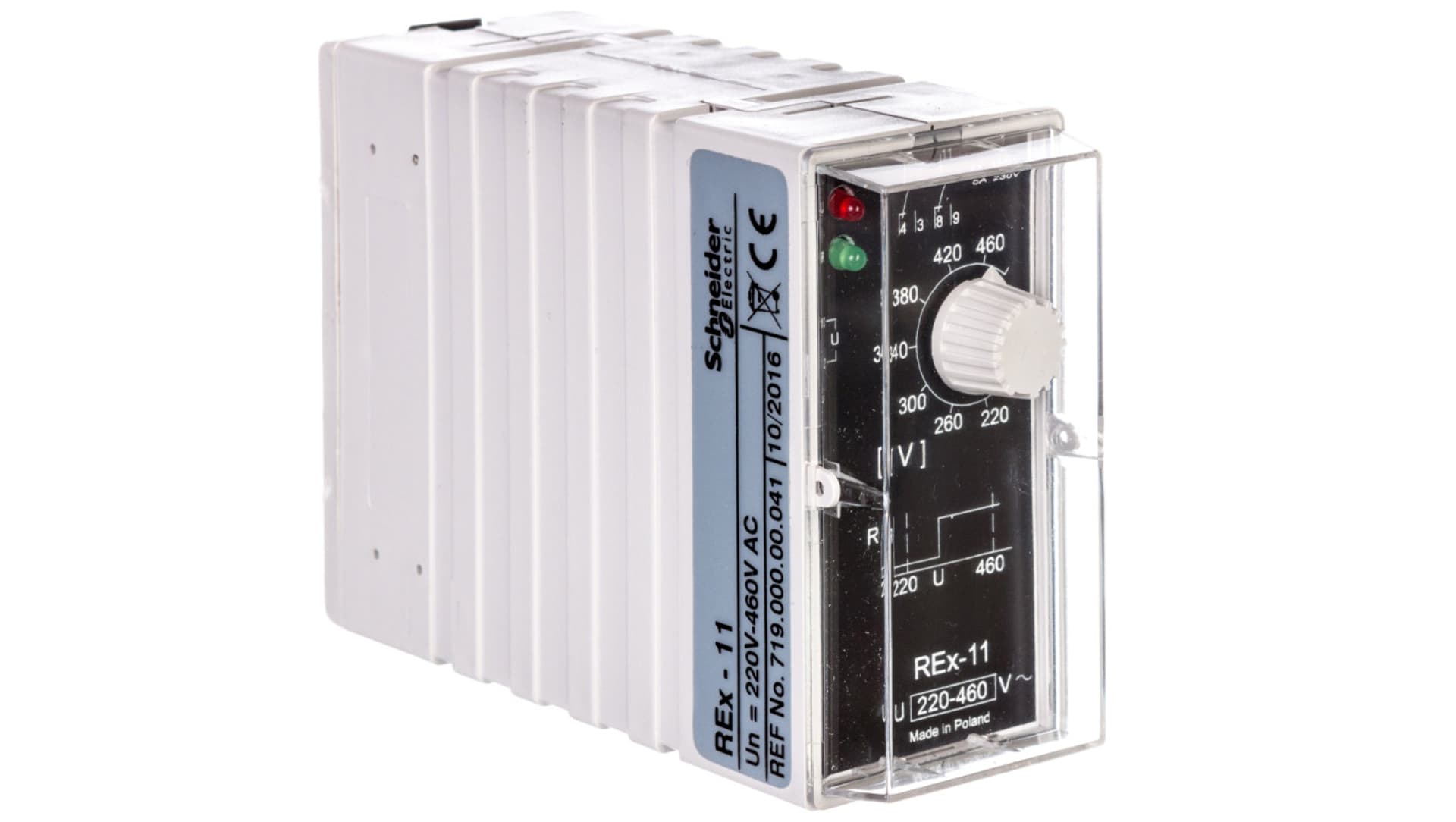 

Przekaźnik kontroli napięcia 1-fazowy 2P 5A 220-460V AC REX-11 2605764