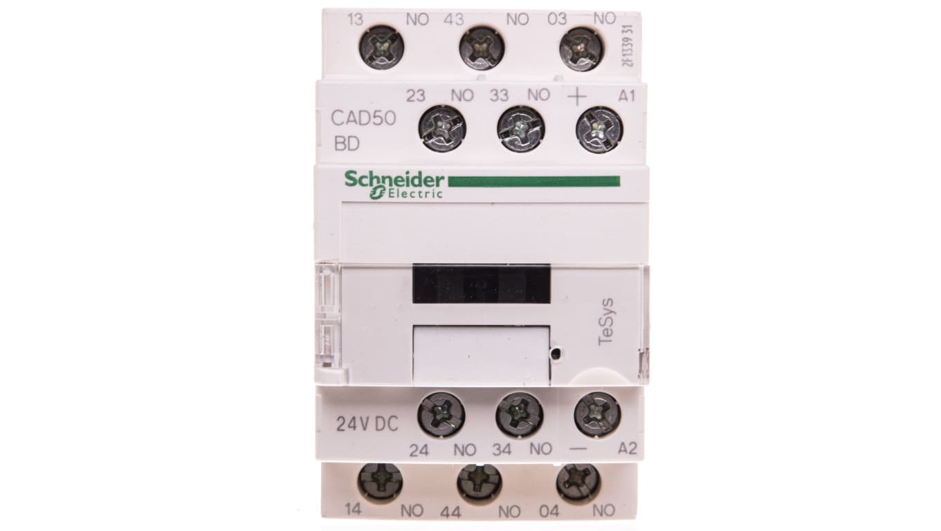 

Stycznik pomocniczy 10A 5Z 0R 24V DC CAD50BD