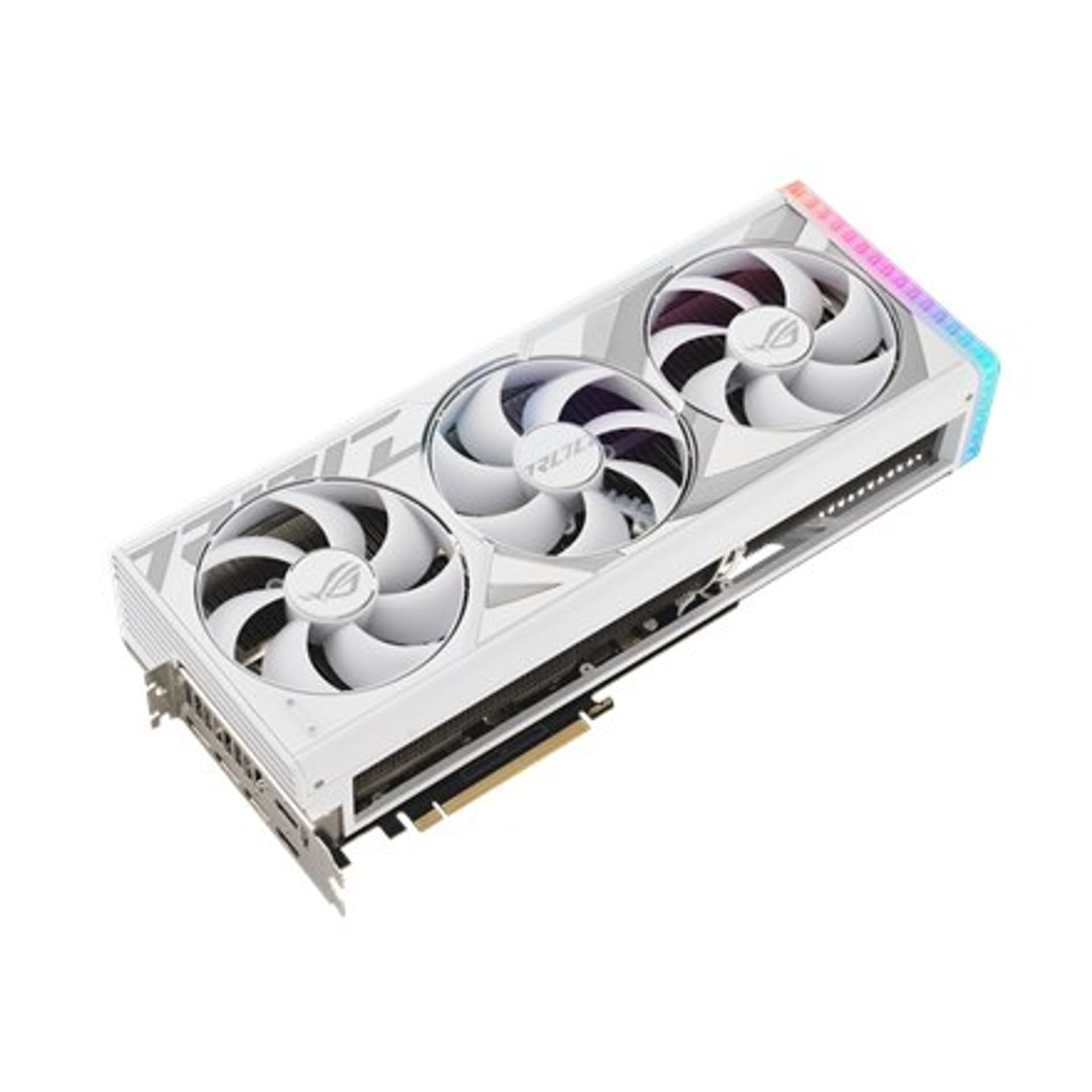 

Asus ROG-STRIX-RTX4090-O24G-WHITE NVIDIA, 24 GB, GeForce RTX 4090, GDDR6X, PCI Express 4.0, Ilość portów HDMI 2, Taktowanie pami