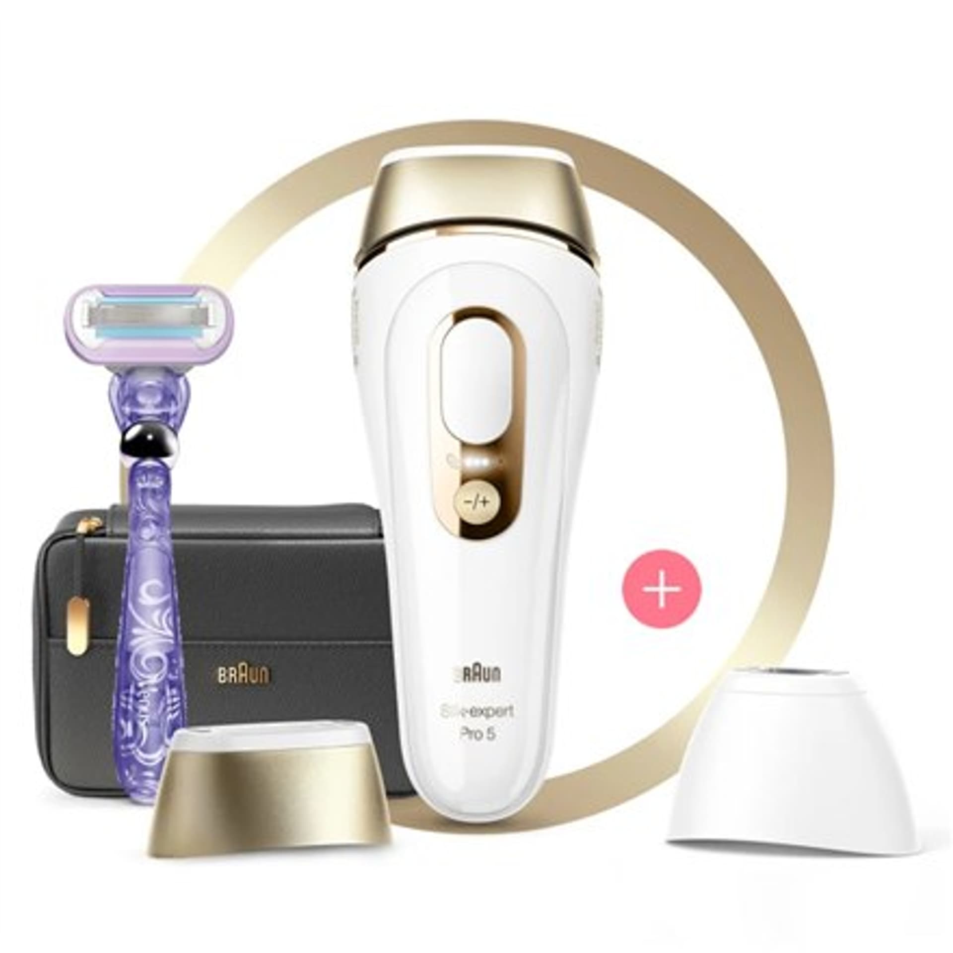 

Depilator Braun PL5147 Silk-expert Pro 5 IPL Liczba poziomów mocy 10, Biały/Złoty, Przewodowy