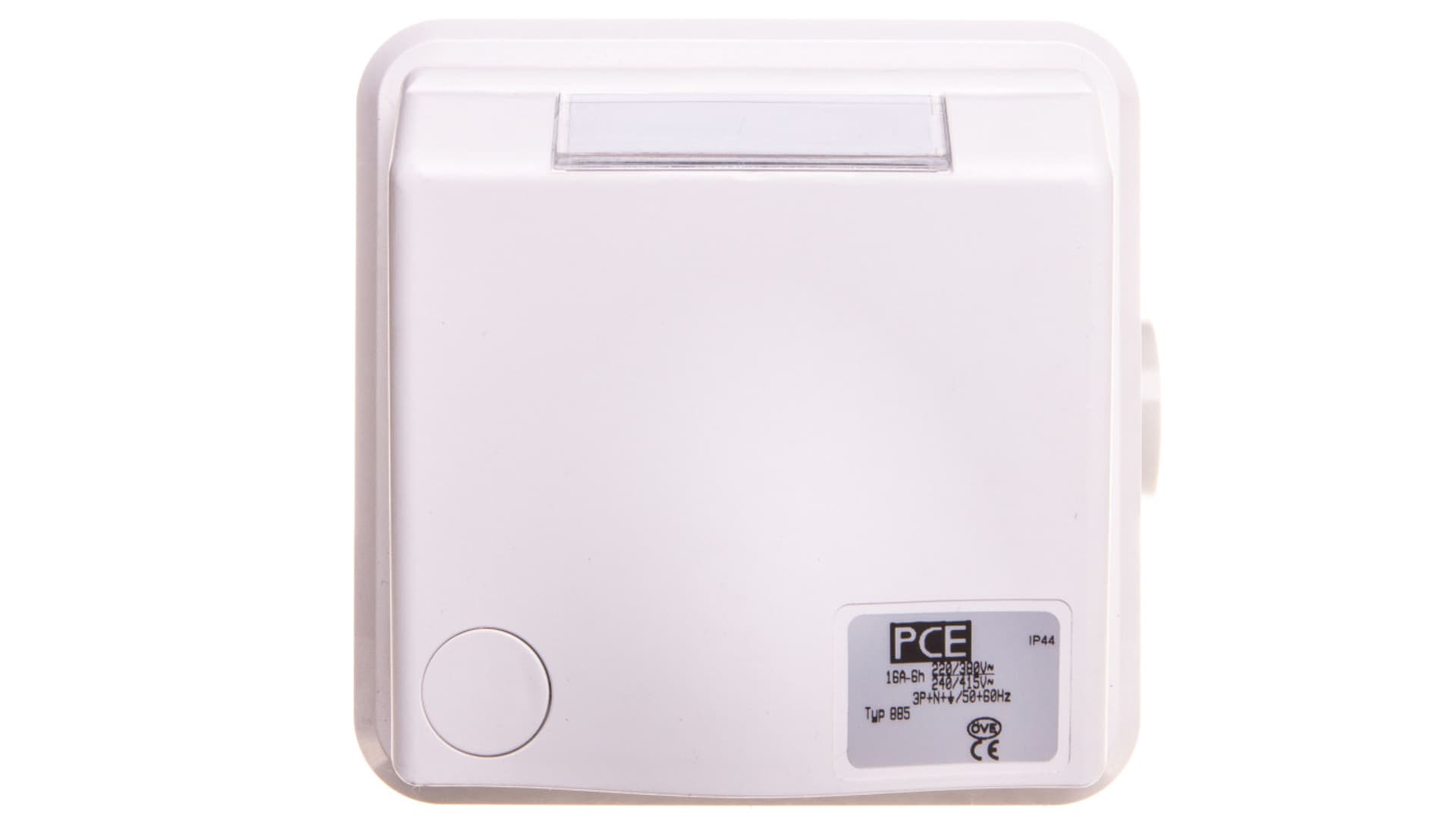 

Gniazdo podtynkowe przelotowe 16A 5P 400V białe IP44 DESIGN 885-6v