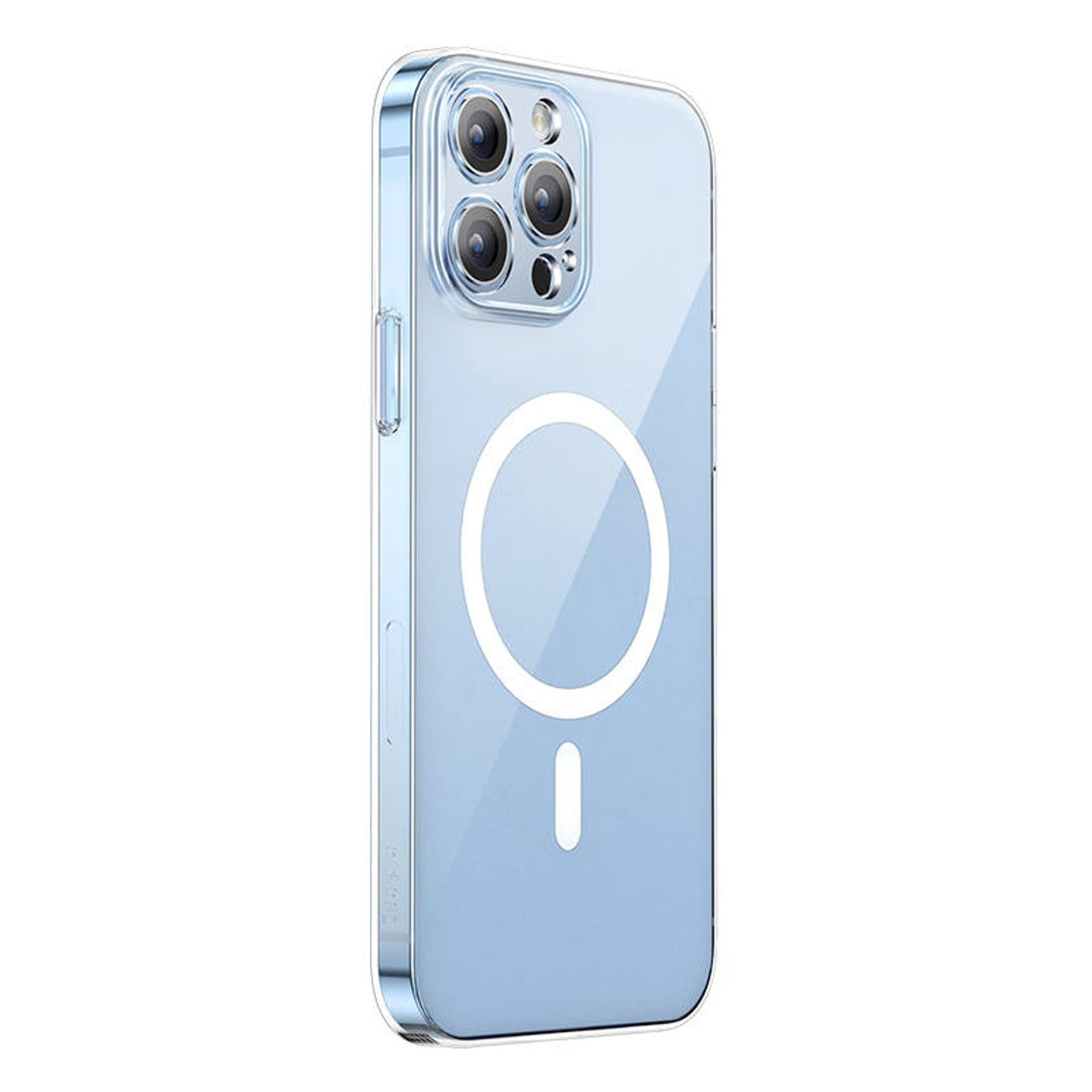 

Etui ochronne Baseus Magnetic Crystal Clear do iPhone 14 Pro (transparentne) + szkło hartowane + zestaw czyszczący, Transparentne) + szkło hartowane + zestaw czyszcząc