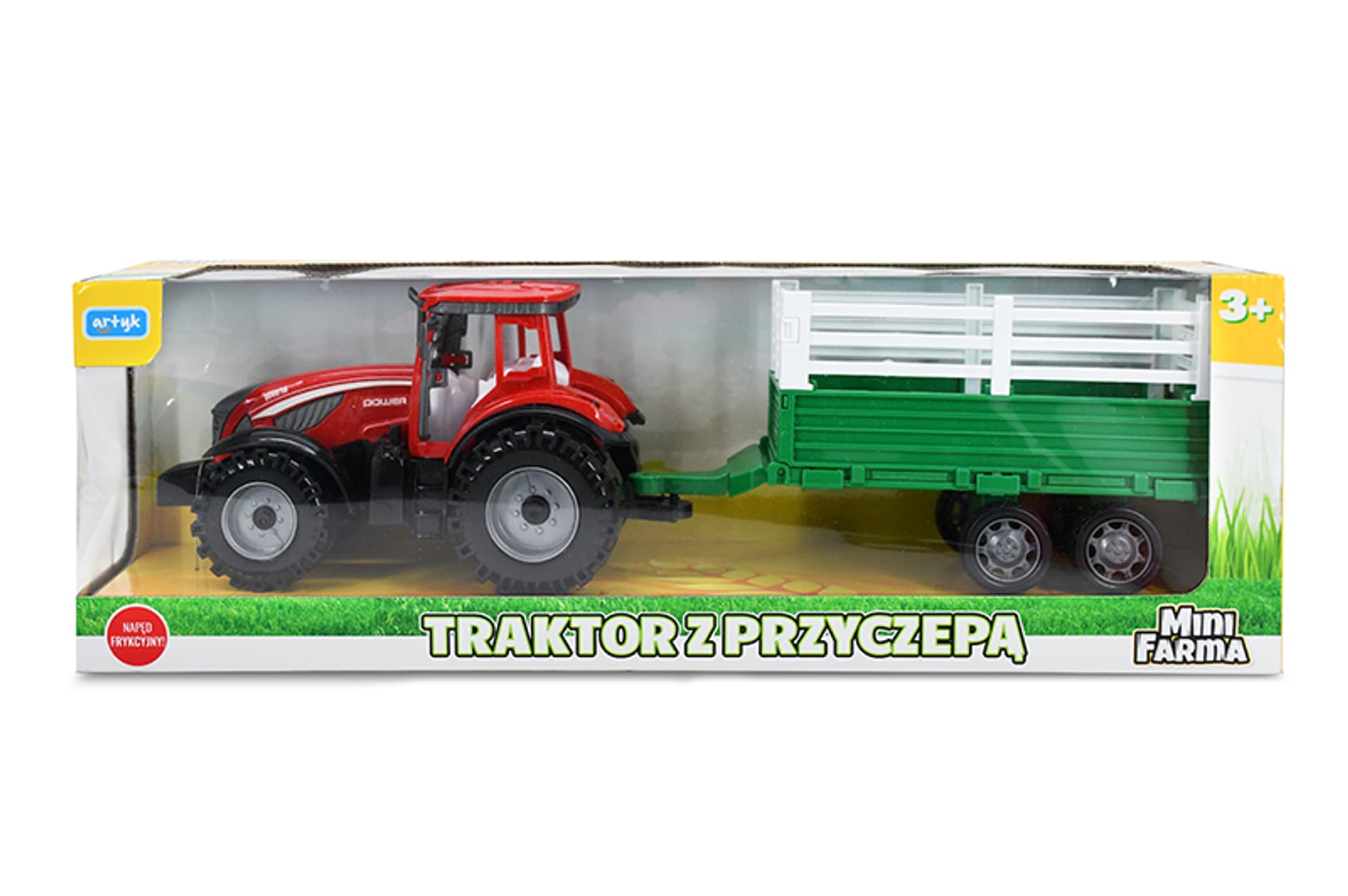 

MINI FARMA TRAKTOR Z PRZYCZEPĄ