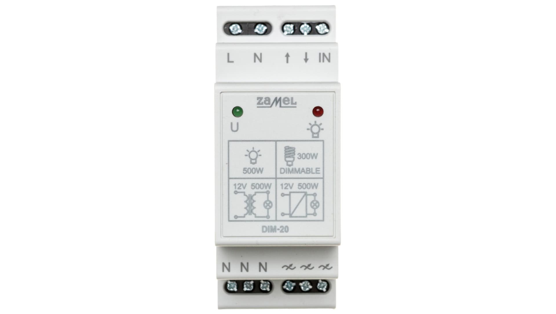 

Ściemniacz 230V AC 40-500W DIM-20 EXT10000022