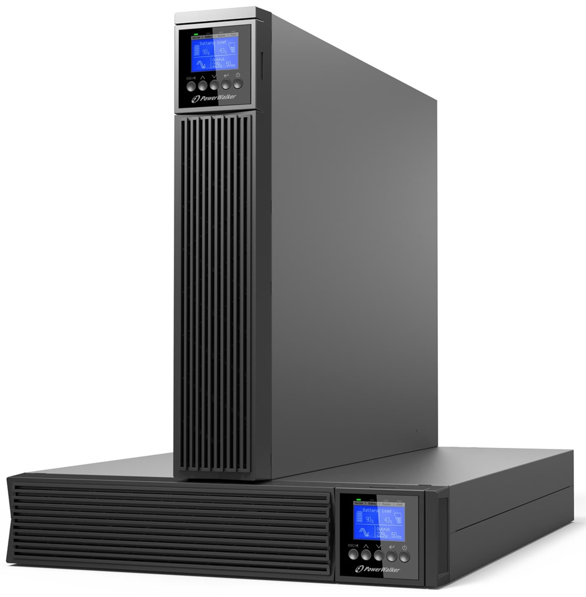 

POWER WALKER UPS ON-LINE RACK 19" VFI 6000 RTG PF1 (2X IEC OUT+TERMINAL, USB/RS-232, LCD) + BATERIE, 2x iec out+terminal/usb/rs-232/lcd) + bateri