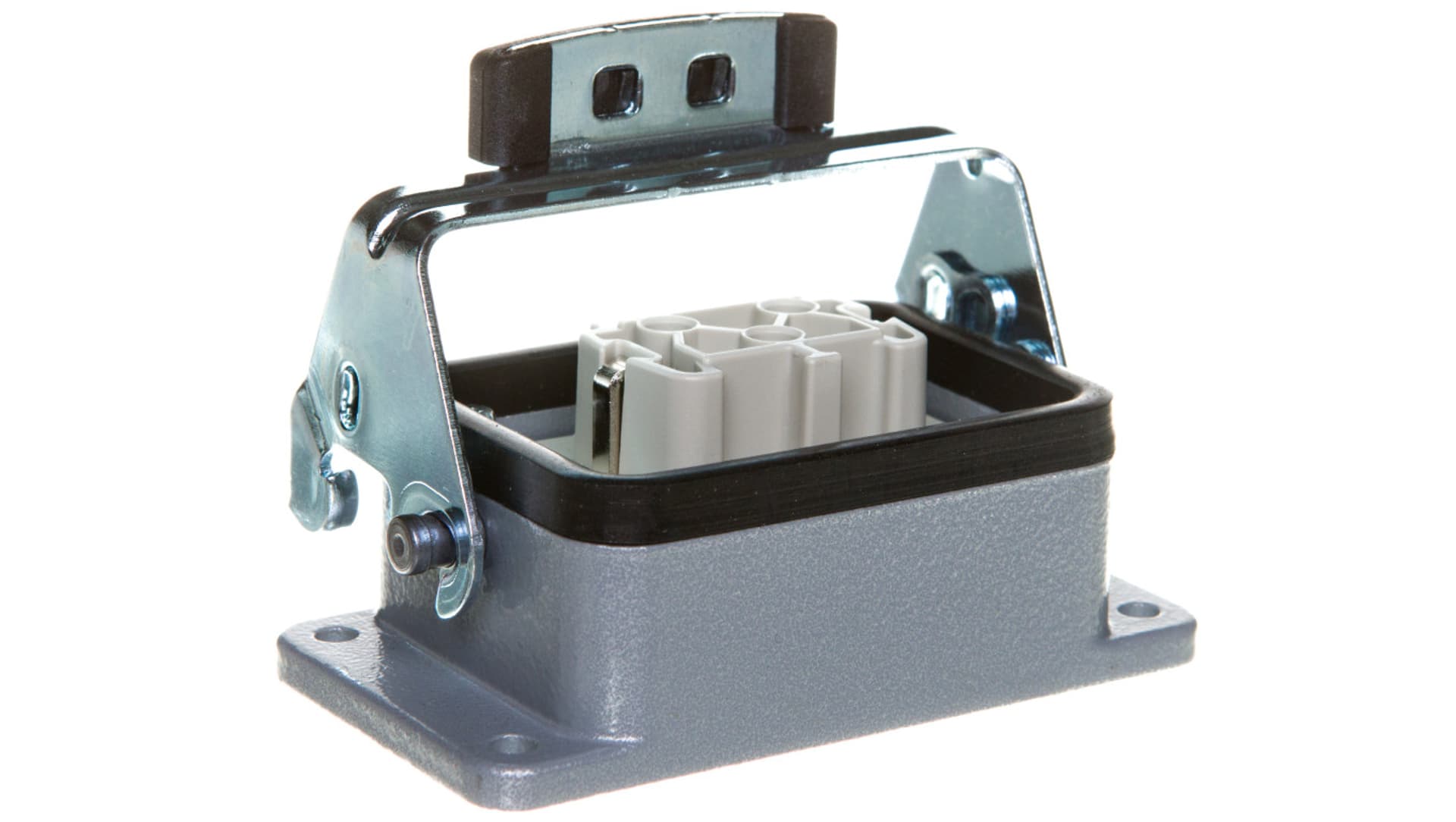 

Zestaw kompletny 6+PE stykowy żeński /obudowa wtyczki + wkład/ KIT H-BE 6 BS AG 75009637