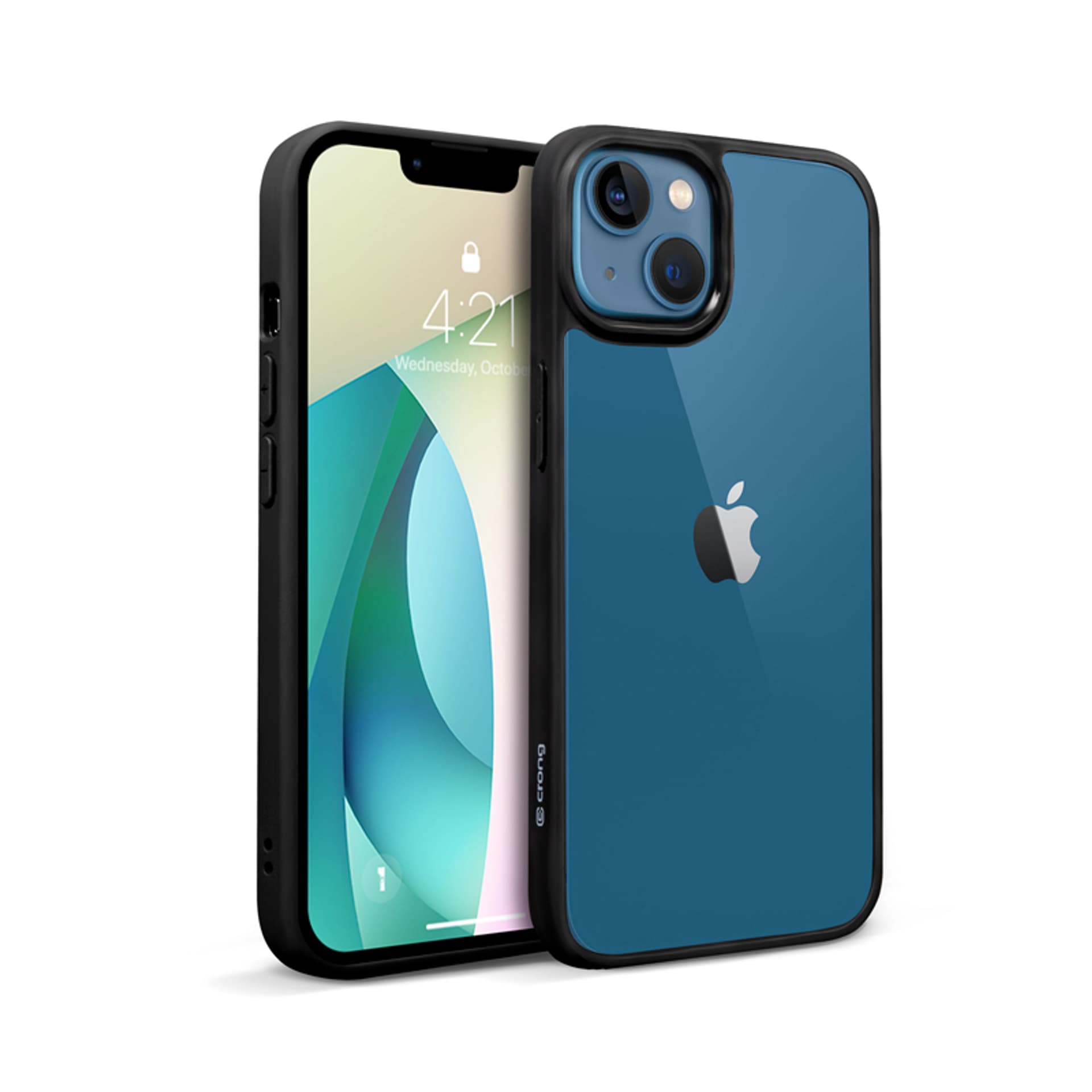 

Crong Clear Cover - Etui iPhone 13 mini (czarny)