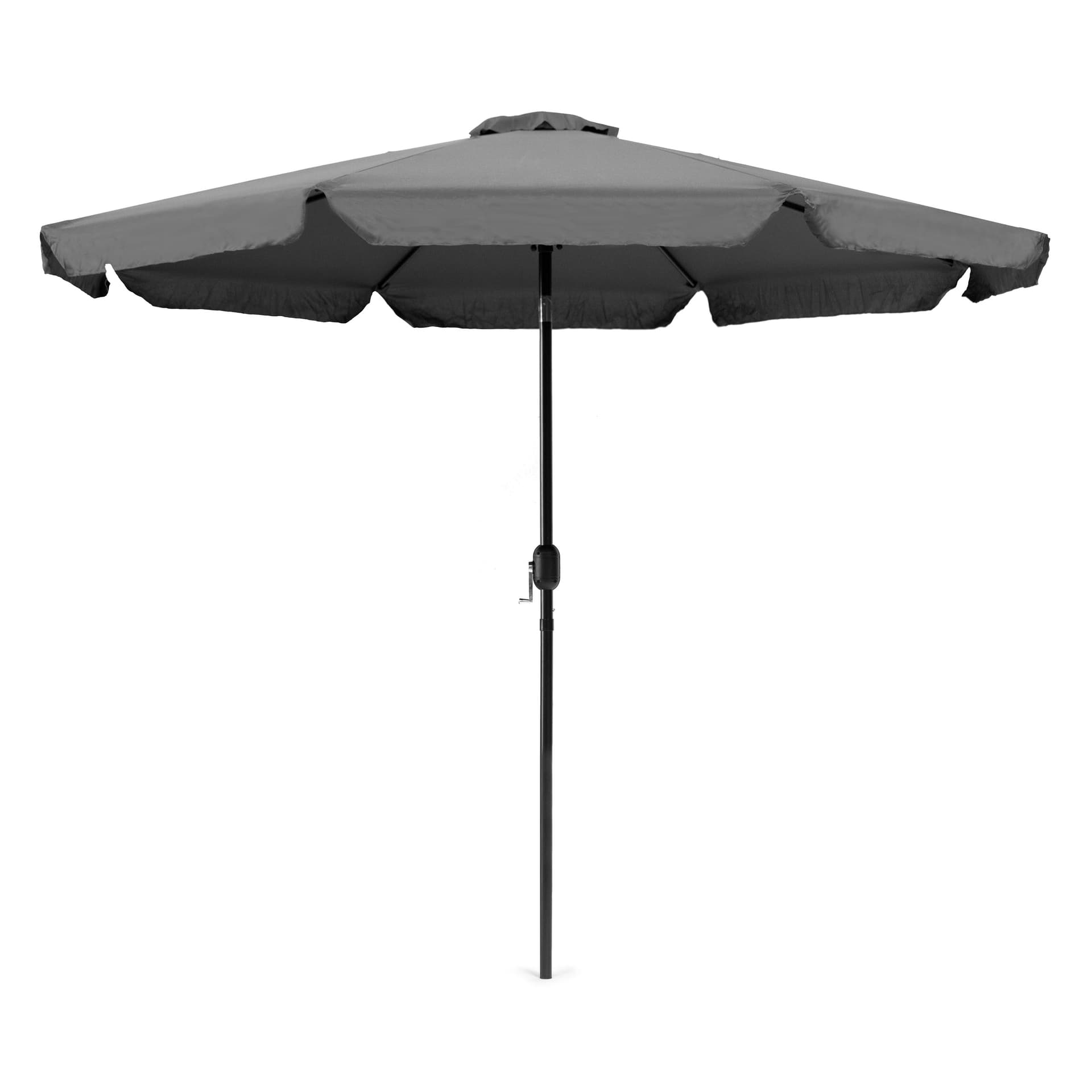 

Parasol ogrodowy duży 3m skośny łamany z korbą szary