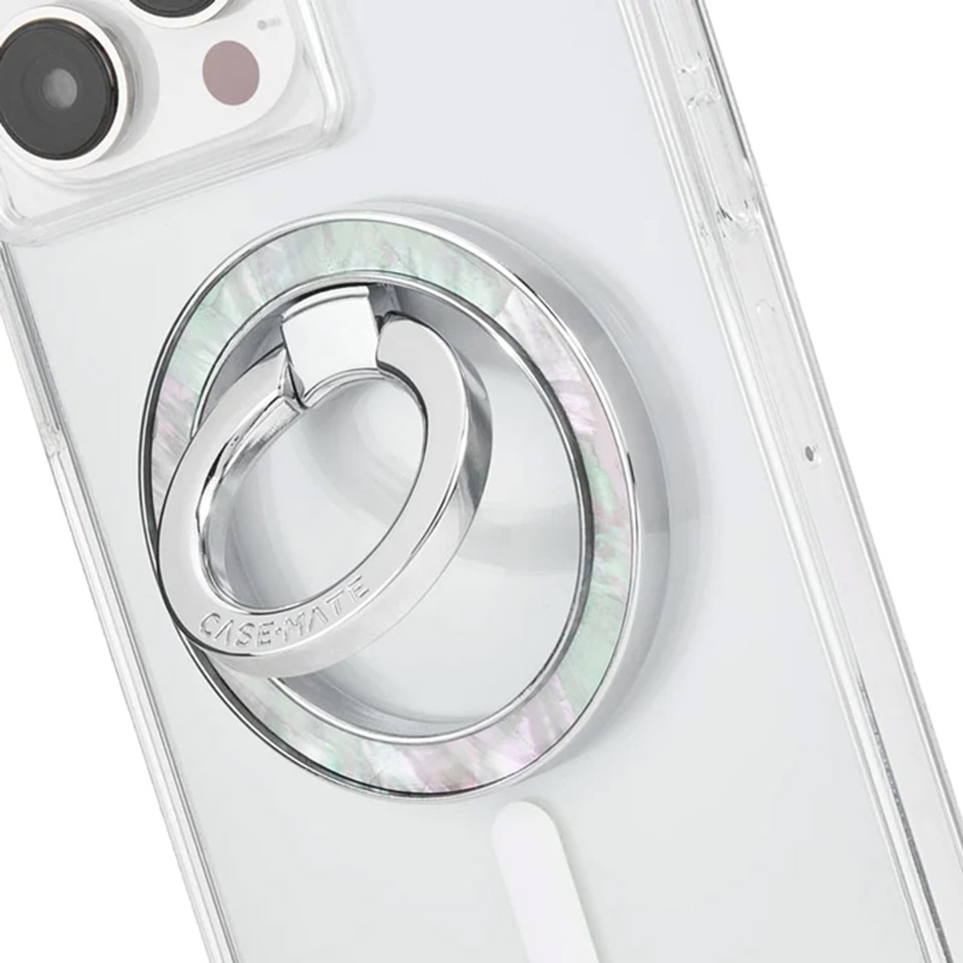 

Case-Mate Magnetic Ring Stand - Uchwyt MagSafe na palec z funkcją podstawki (Mother of Pearl)