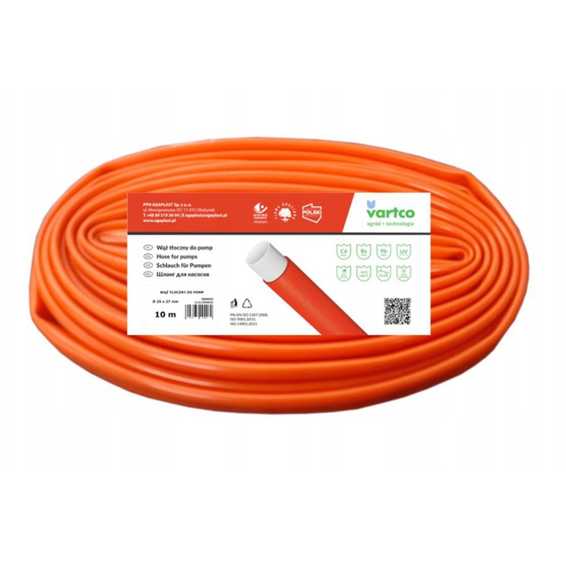 

Wąż tłoczny do pomp zanurzeniowych Vartco 1" 25mm 10mb