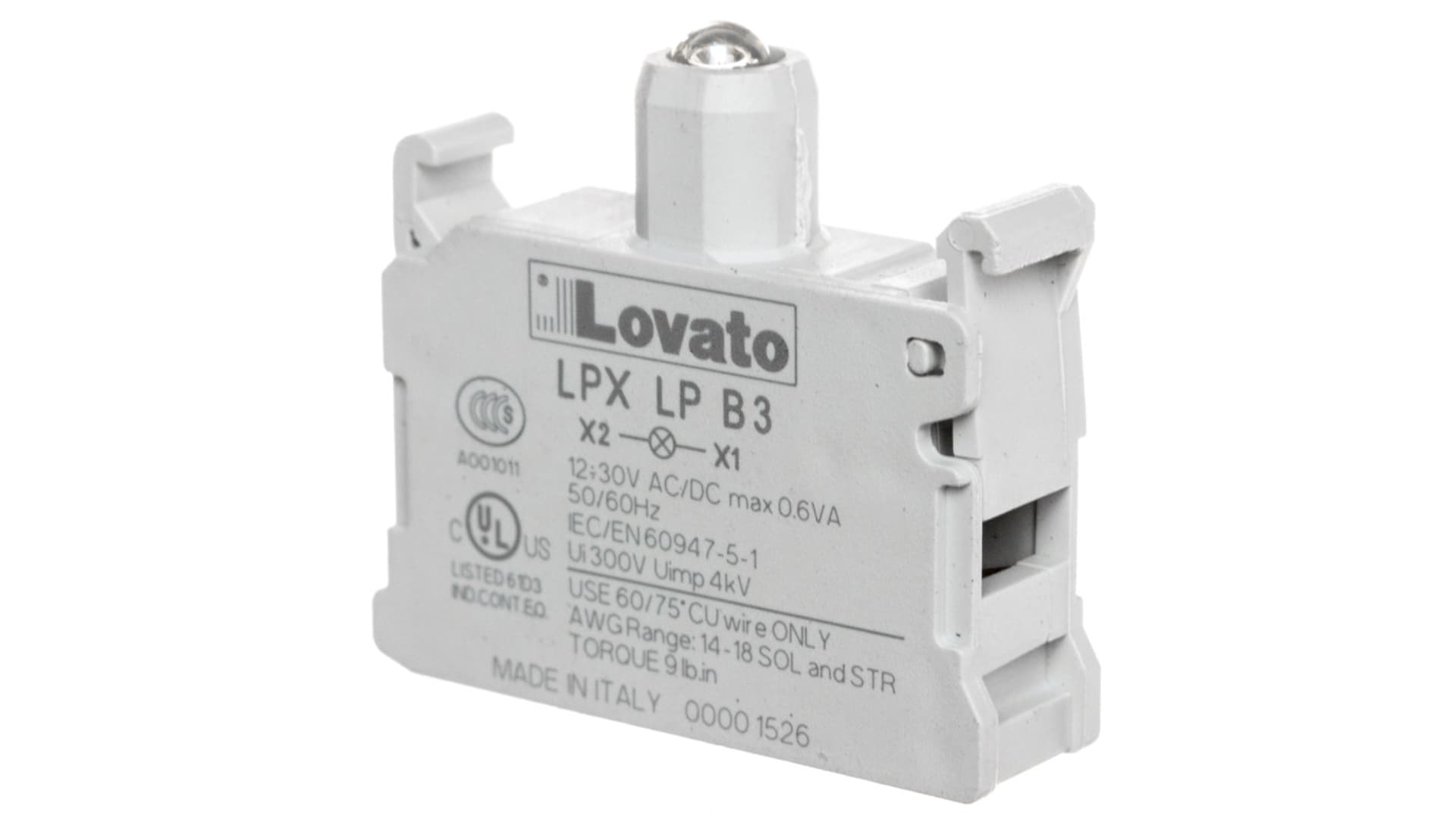 

Oprawka z LED zielona 18-30V AC/DC LPXLPB3