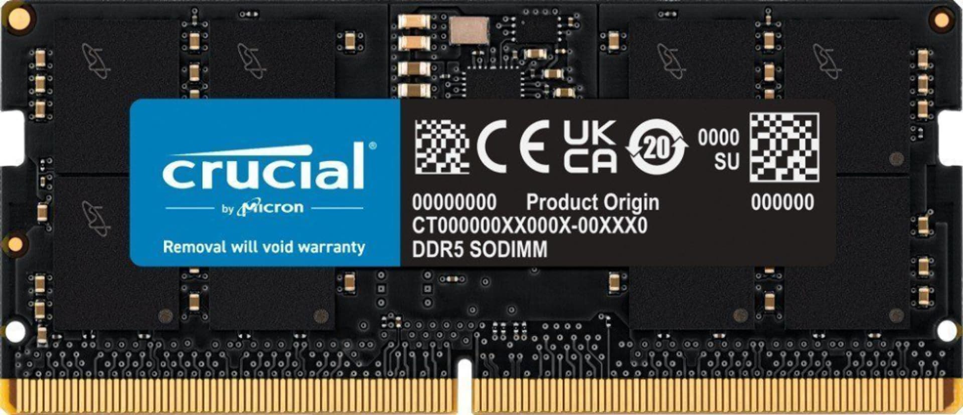 

Pamięć CRUCIAL SODIMM DDR5 16GB 5600MHz SINGLE