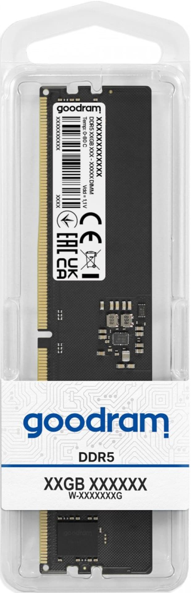 

Pamięć GOODRAM DIMM DDR5 16GB 5600MHz SINGLE