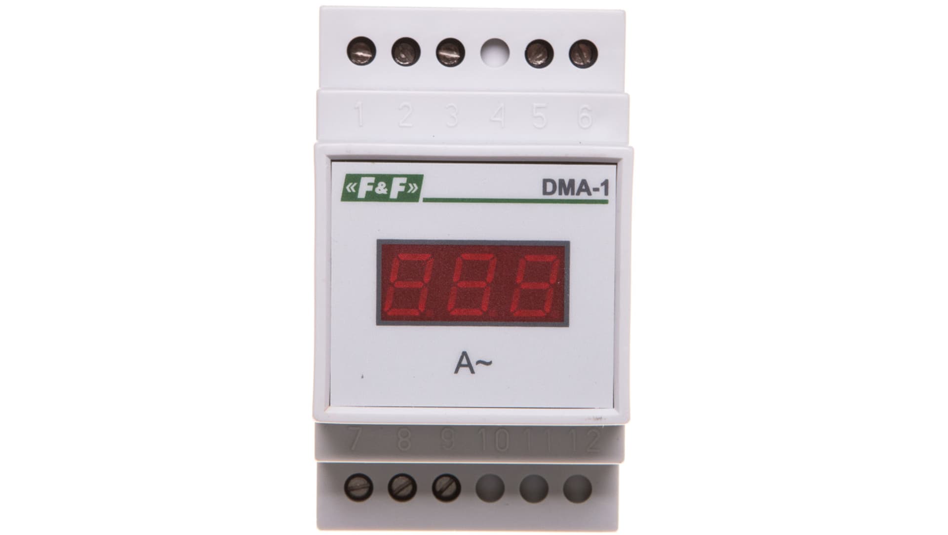 

Cyfrowy wskaźnik wartości natężenia prądu jednofazowy 20A 3 moduły DMA-1 True RMS