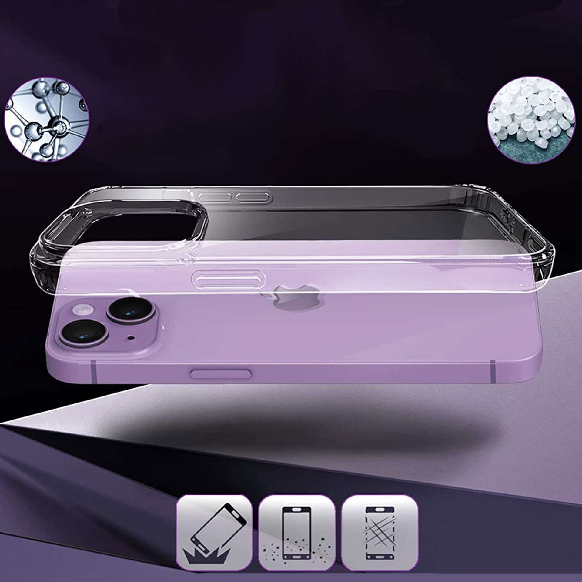 

Etui ochronne obudowa Alogy Hybrid Case Super Clear do Apple iPhone 14 Przezroczyste