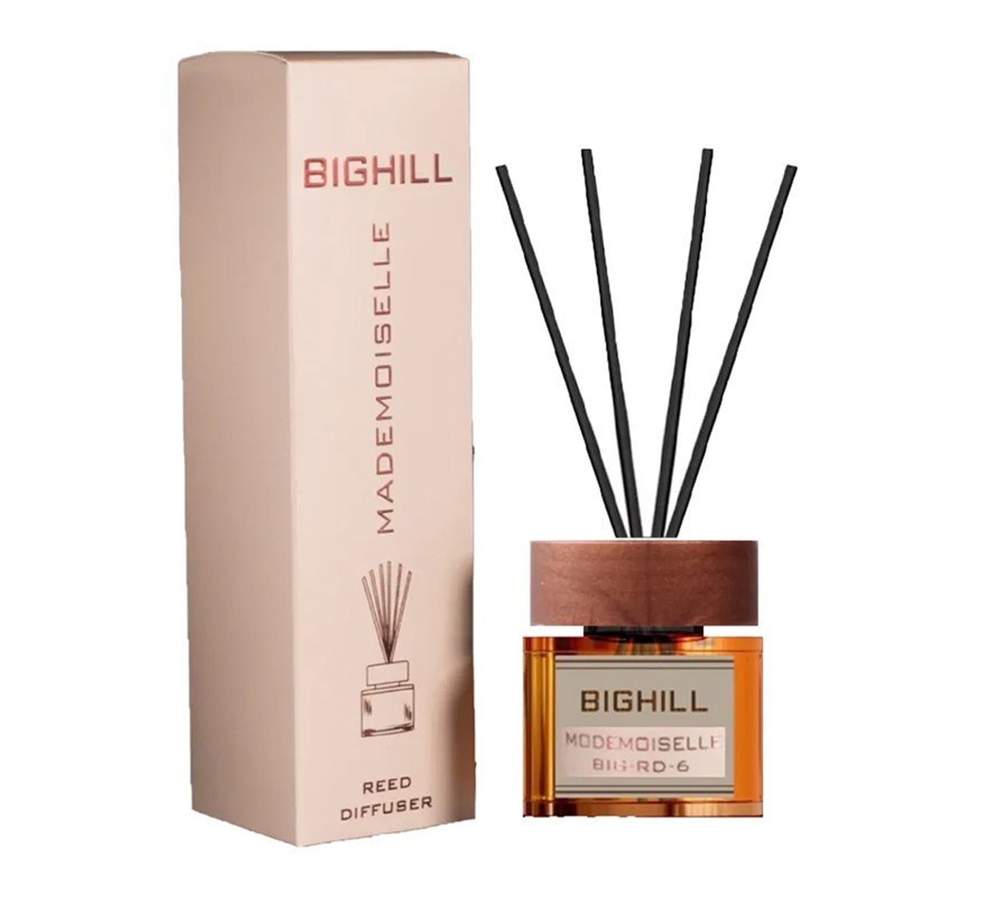 

BIGHILL Ekskluzywny Dyfuzor zapachowy z patyczkami - Mademoiselle 120ml