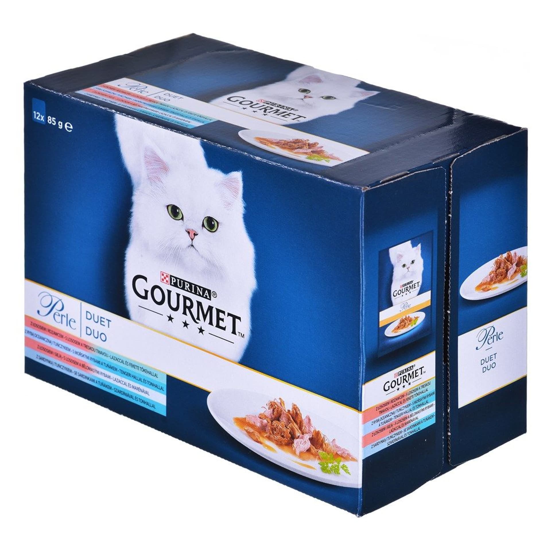 

Purina Gourmet Perle Duo Duet Rybny - mokra karma dla kota 12x85g
