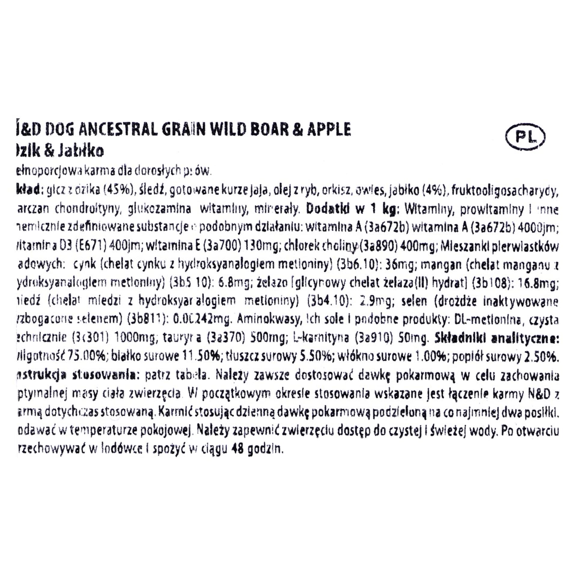 

Farmina N&D Ancestral Grain Dzik i jabłko 285g