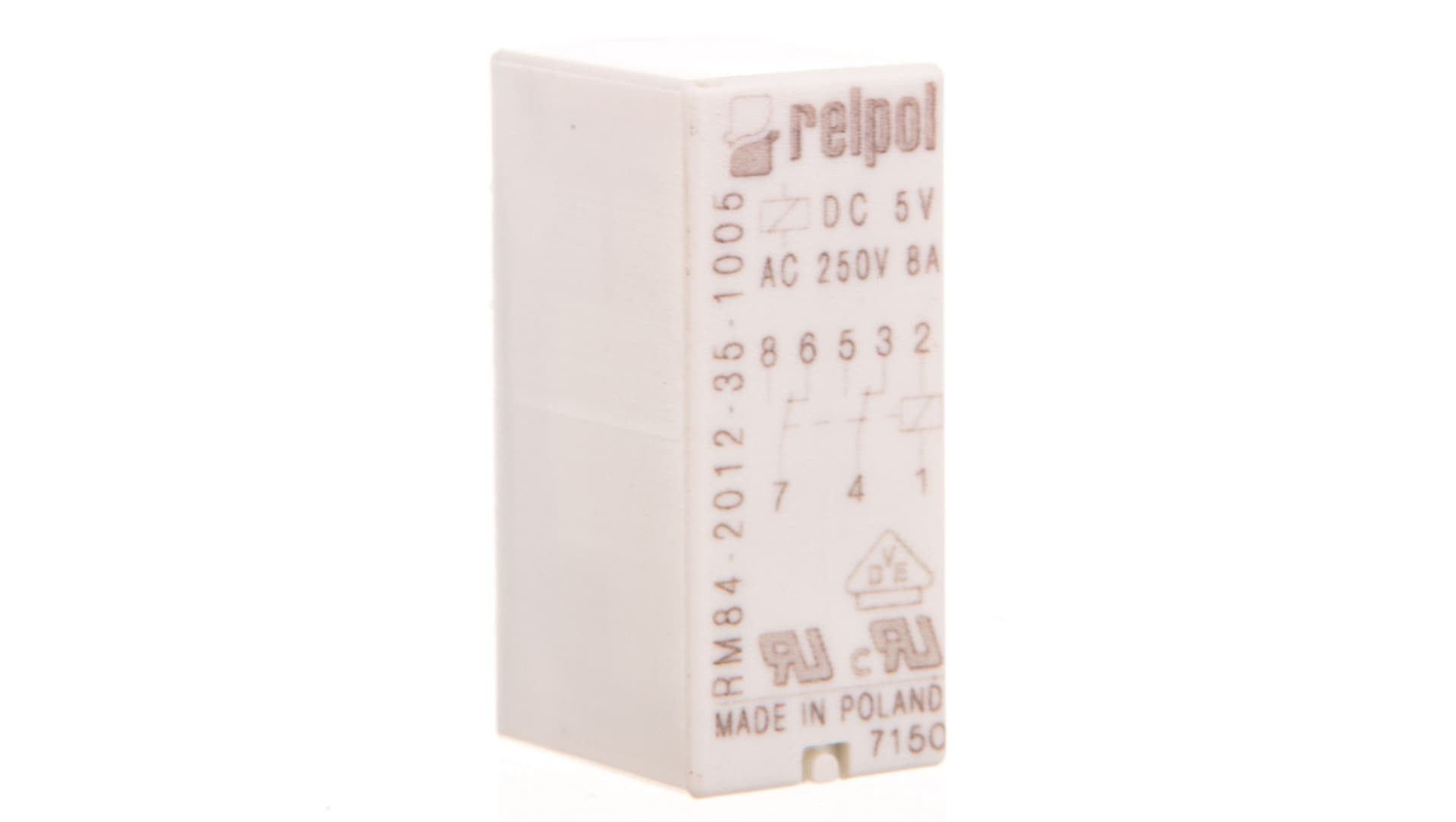 

Przekaźnik miniaturowy 2P 8A 5V DC PCB AgNi RM84-2012-35-1005 600332