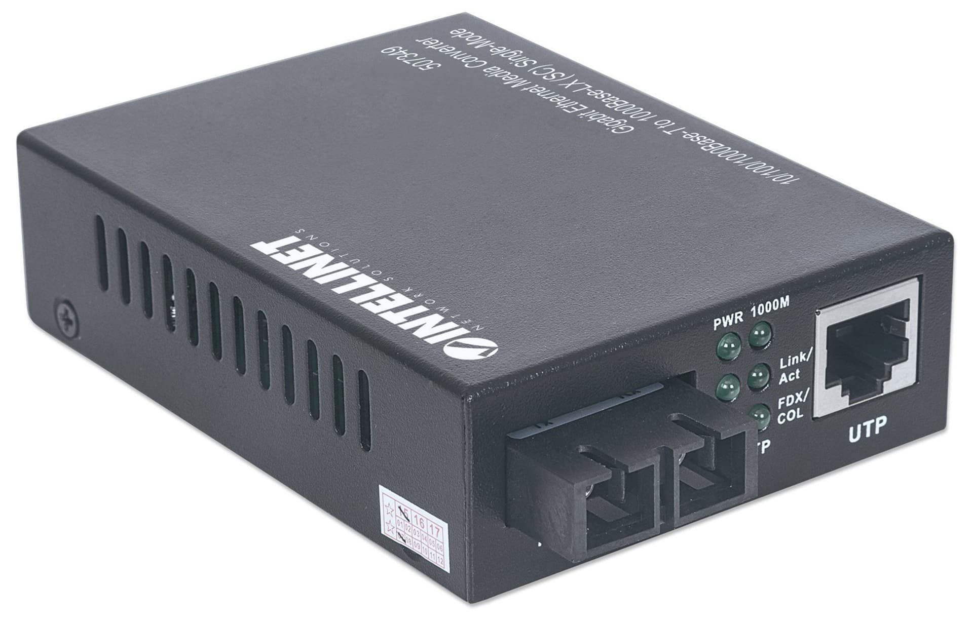 

INTELLINET MEDIA KONWERTER GIGABIT ETHERNET JEDNOMODOWY 507349