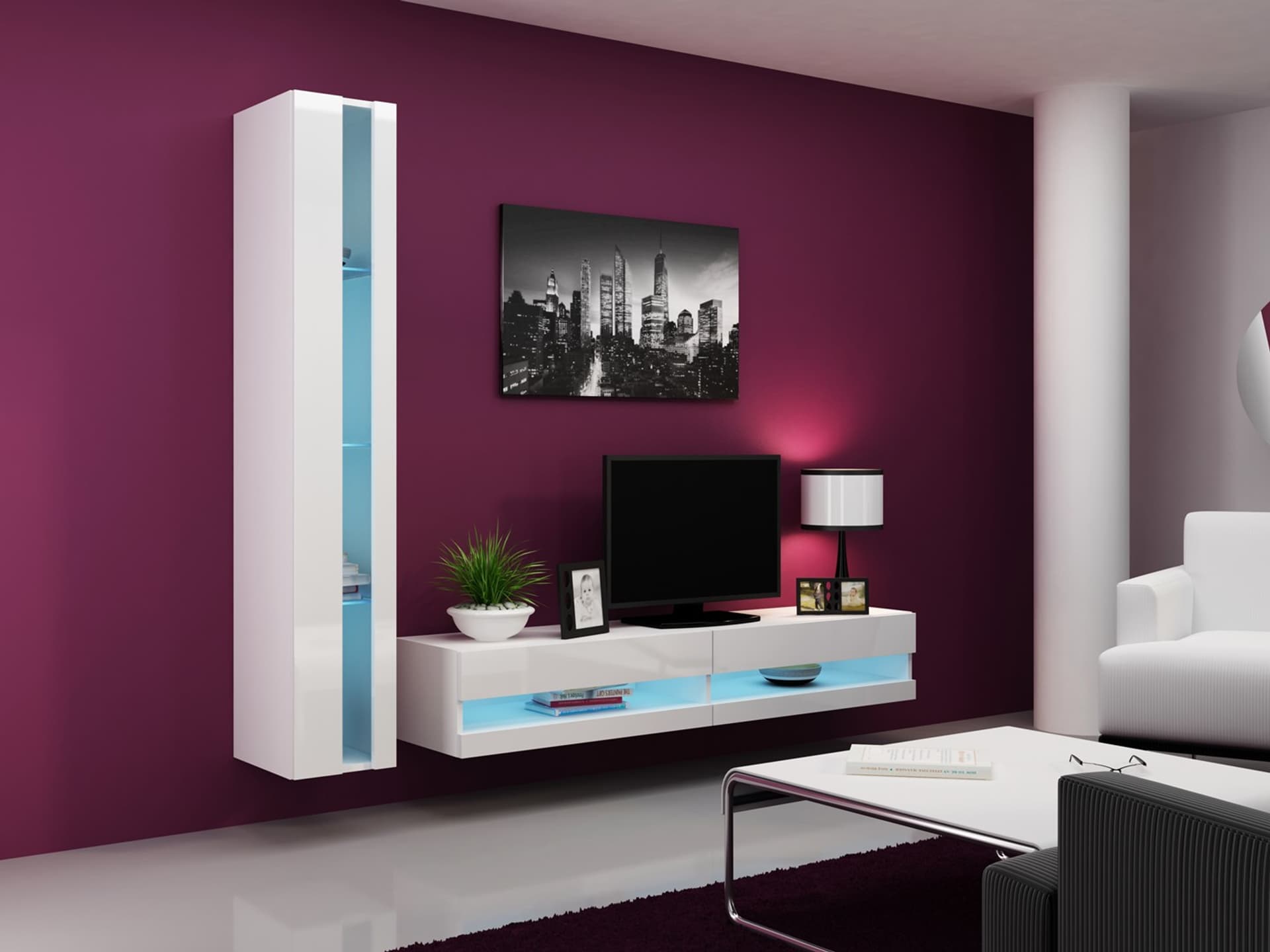 

Zestaw VIGO NEW 8 biały/biały połysk