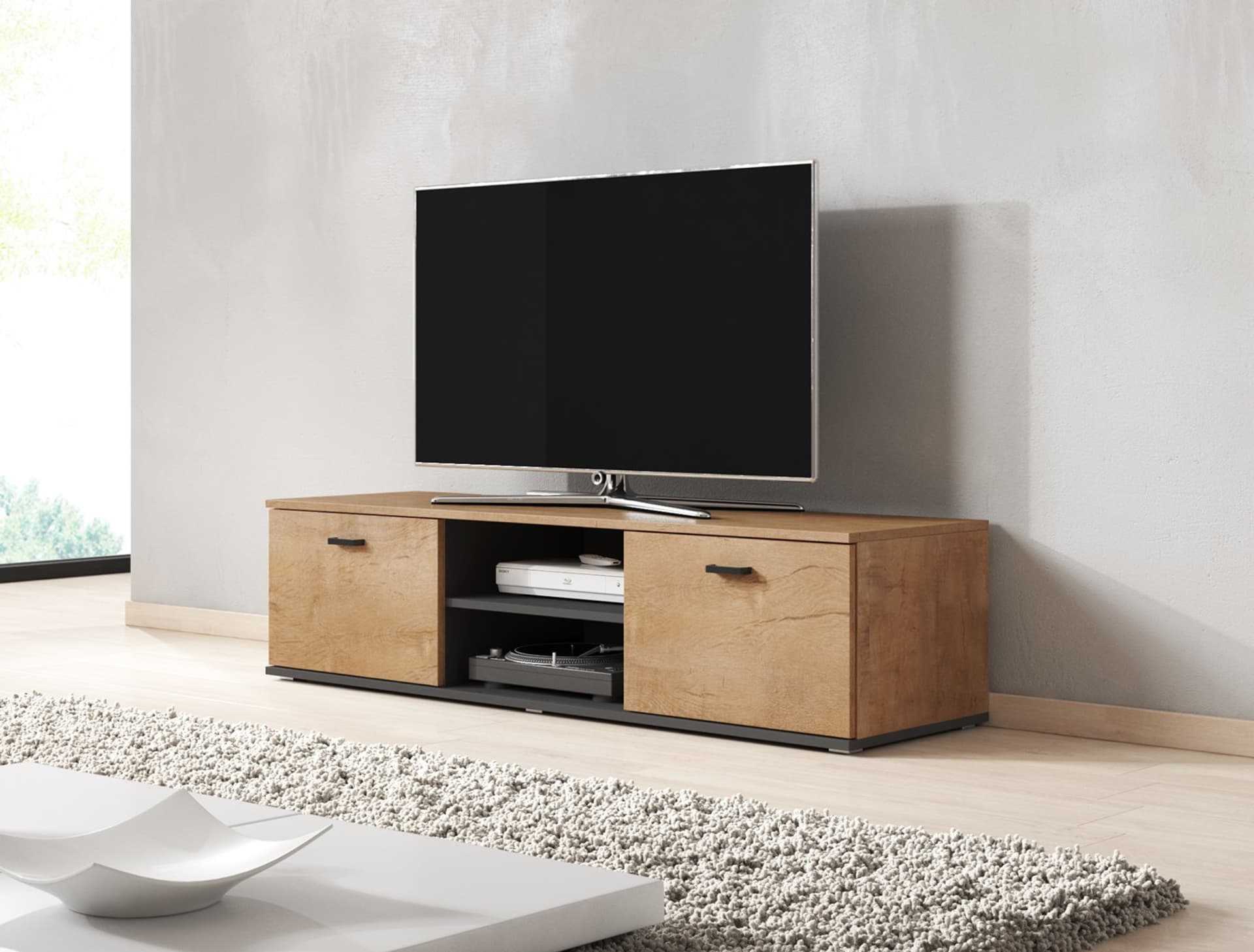 

Zestaw SOHO 7 (RTV140 + Wit S1 + Półki) lefkas+czar, Rtv140 + wit s1 + półki) lefkas+cza
