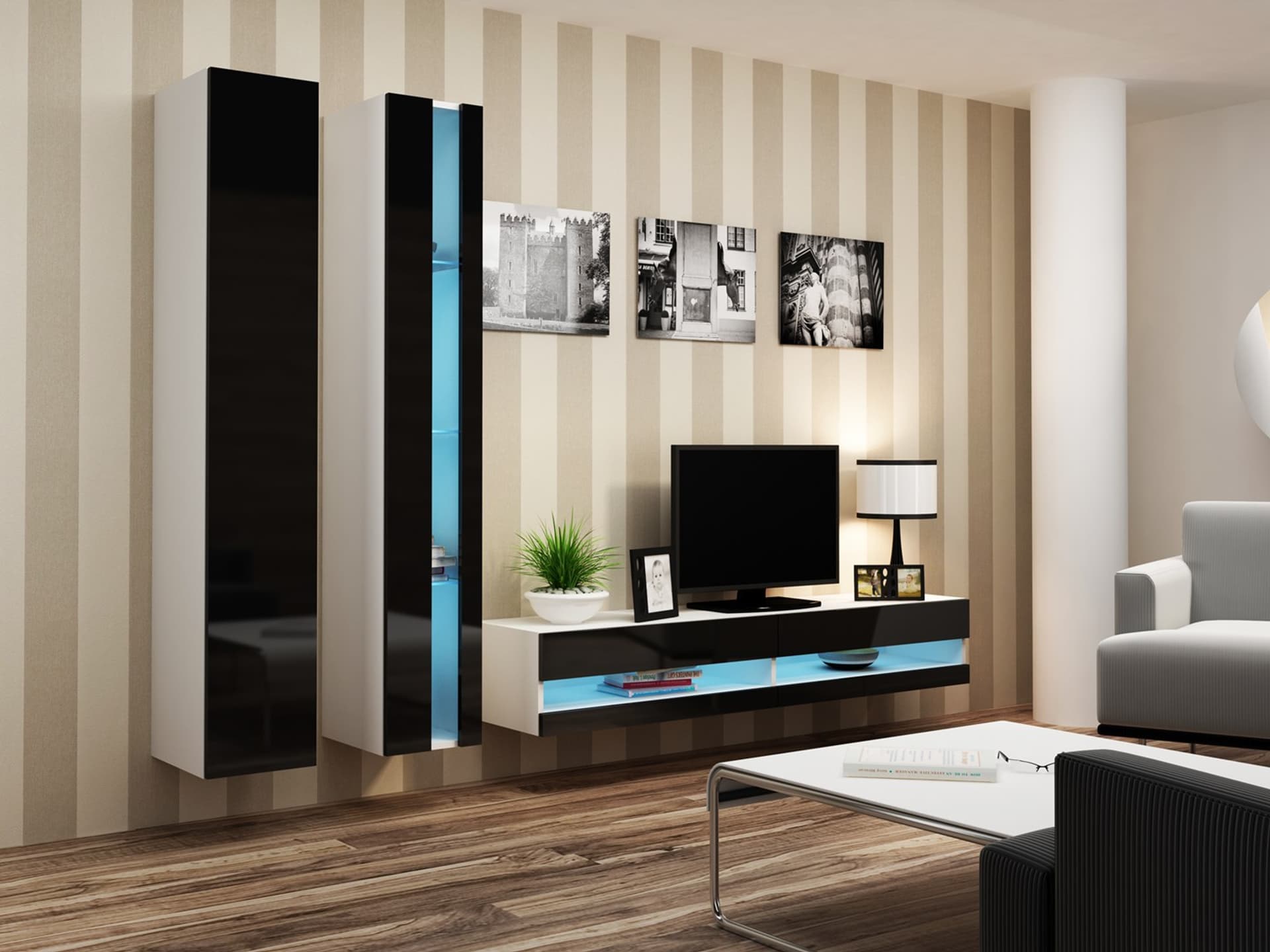 

Zestaw VIGO NEW 5 biały/czarny połysk