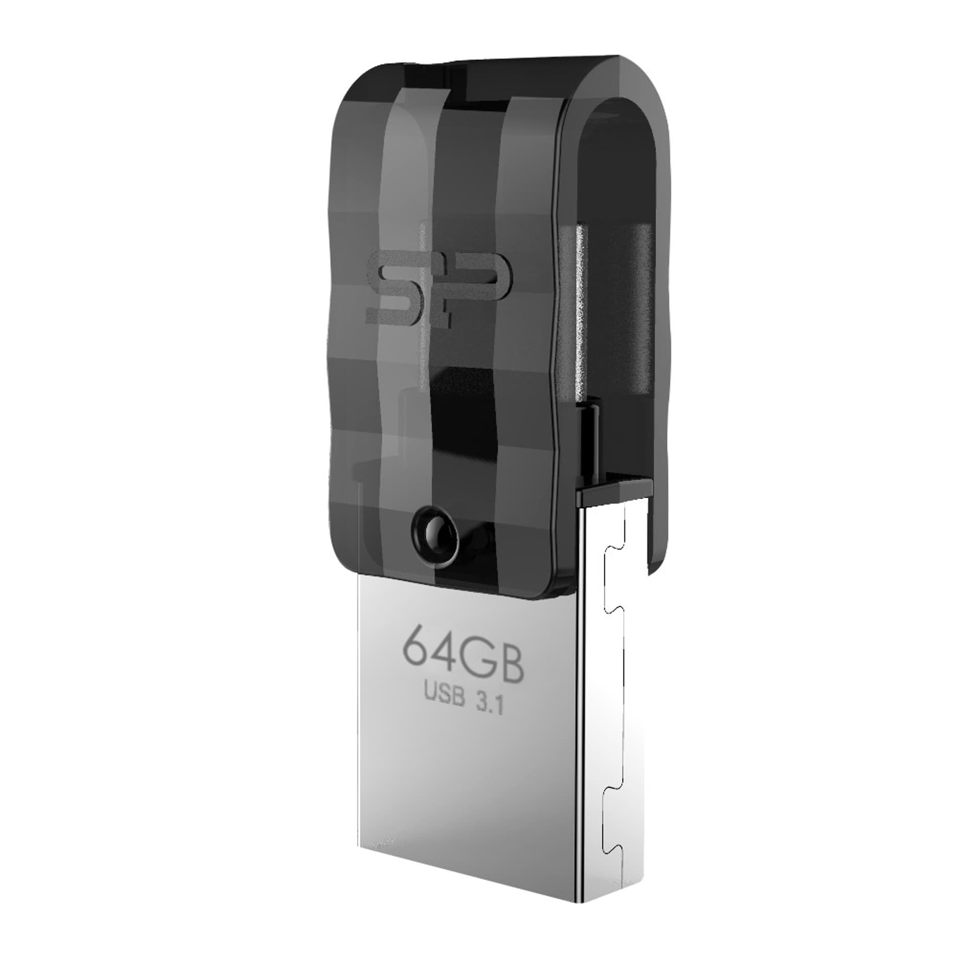 

Pendrive Silicon Power Mobile C31 64GB USB 3.2 Typ-A, Typ-C Czarny