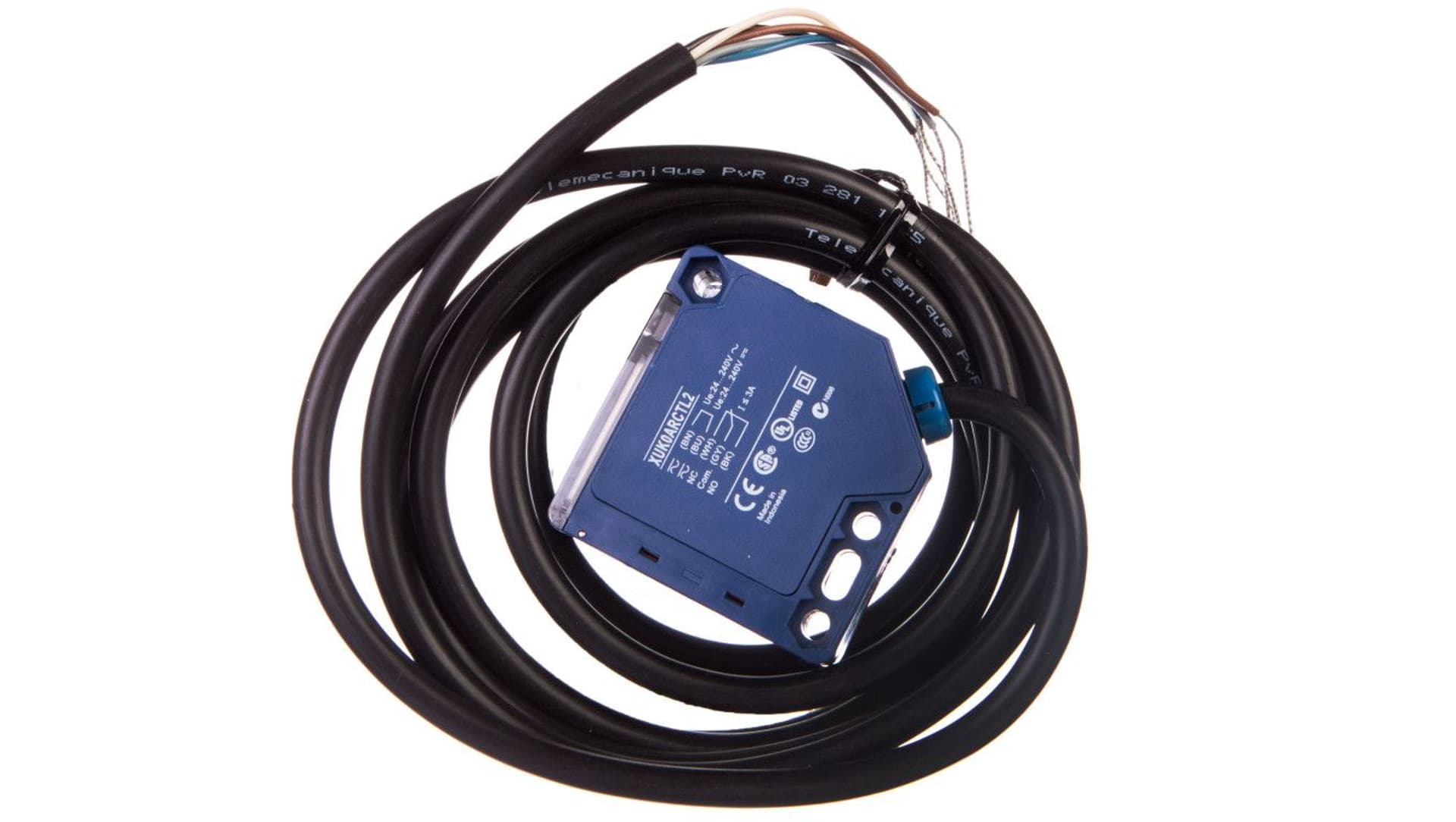 

Czujnik fotoelektryczny Sn=0-30m 24-240V AC/DC NO lub NZ przewód 2 m XUK0ARCTL2