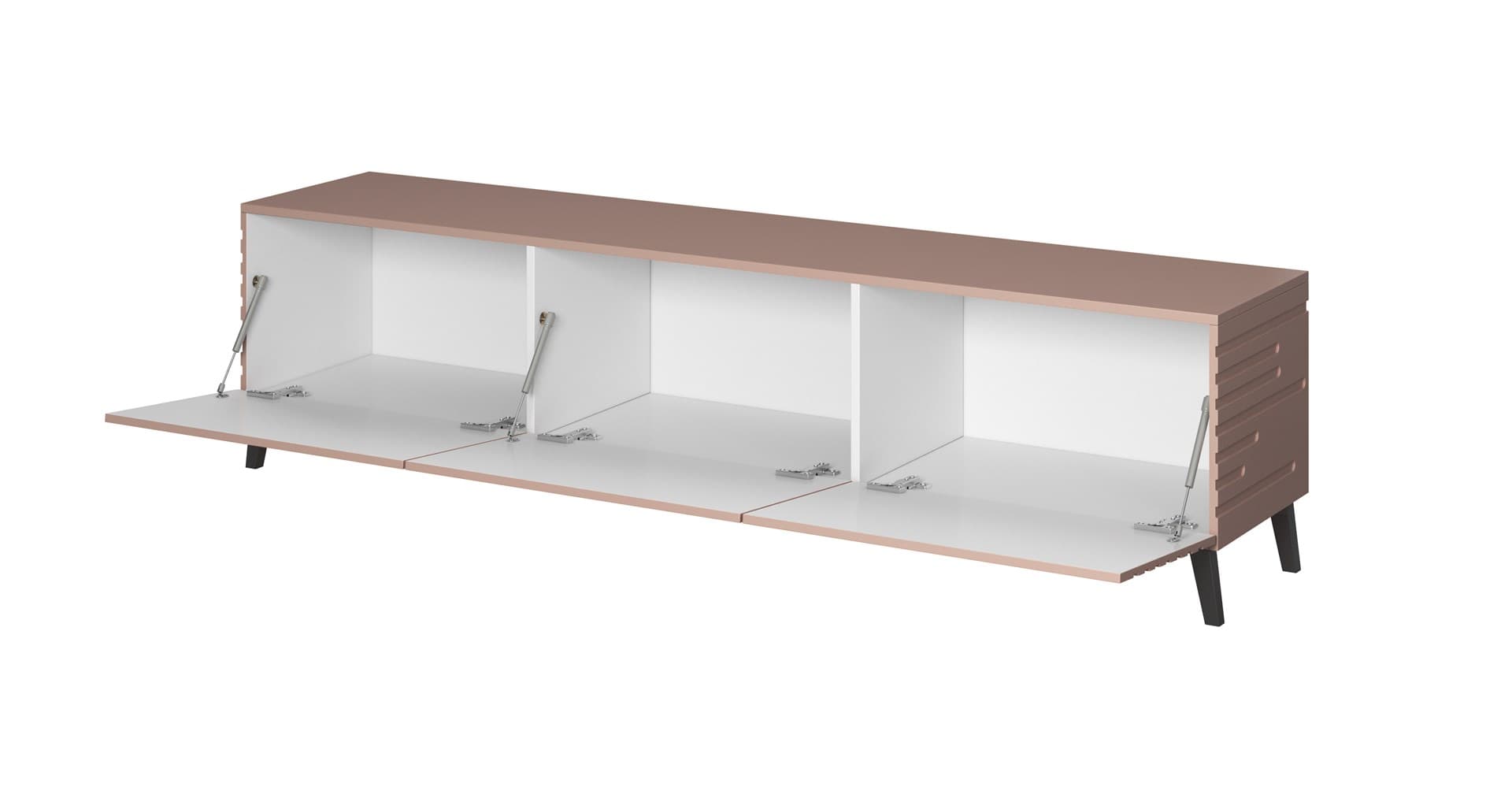 

Szafka RTV NOVA 186x40x48 róż mat