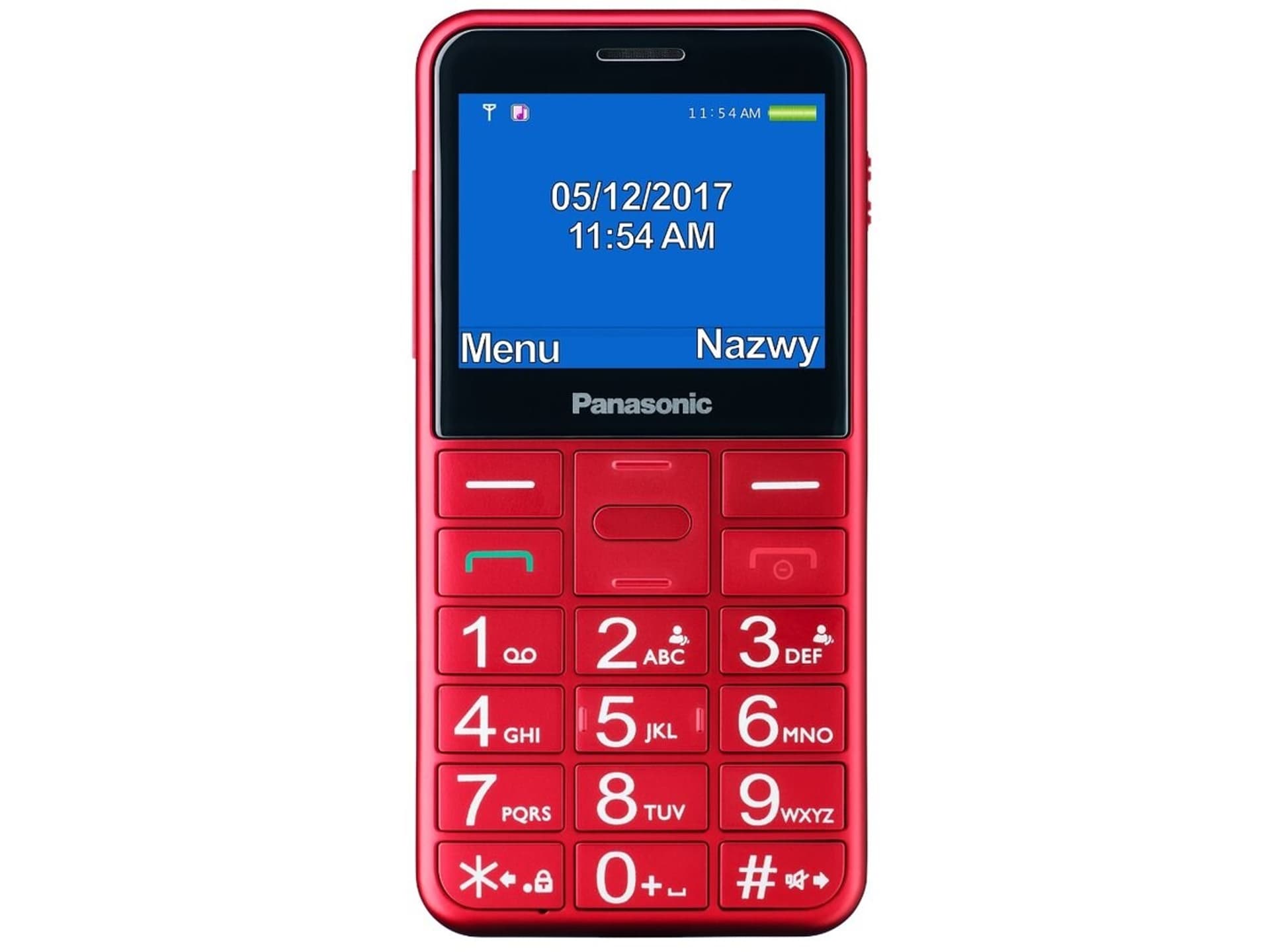 

Panasonic KX-TU155EXR Czerwony