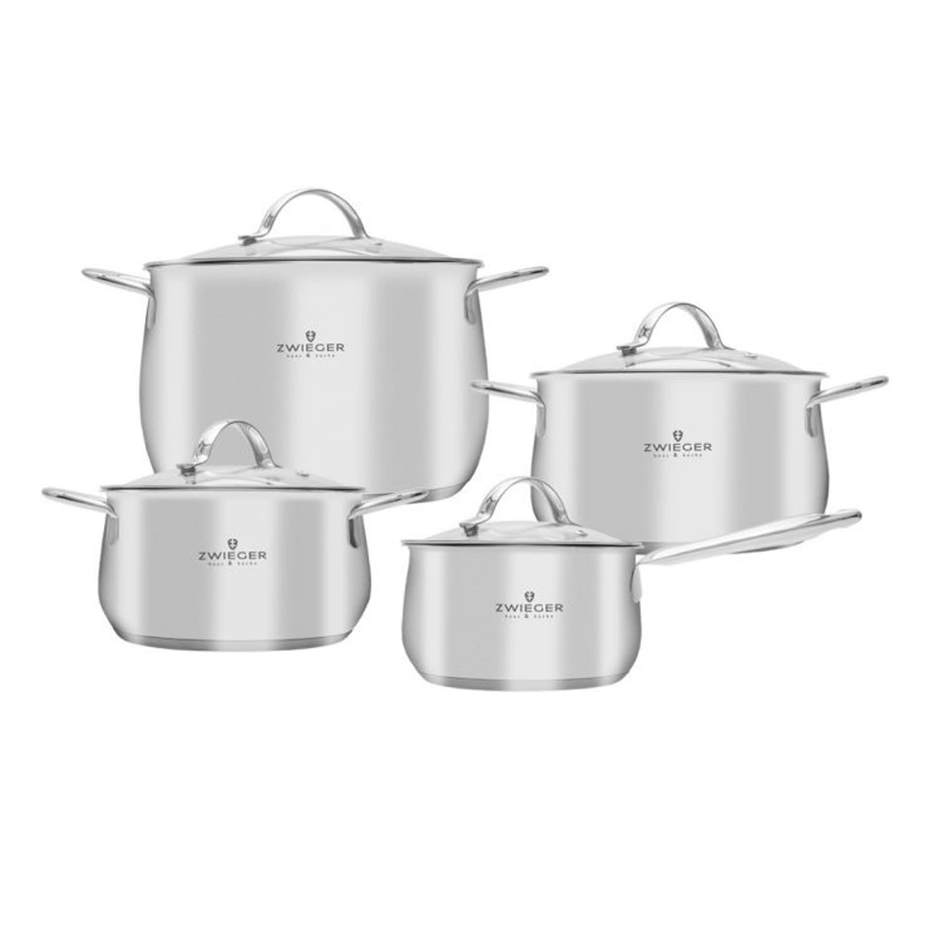 

ZWIEGER PRACTI PLUS Komplet 4 garnków 24/20/18/16cm indukcja