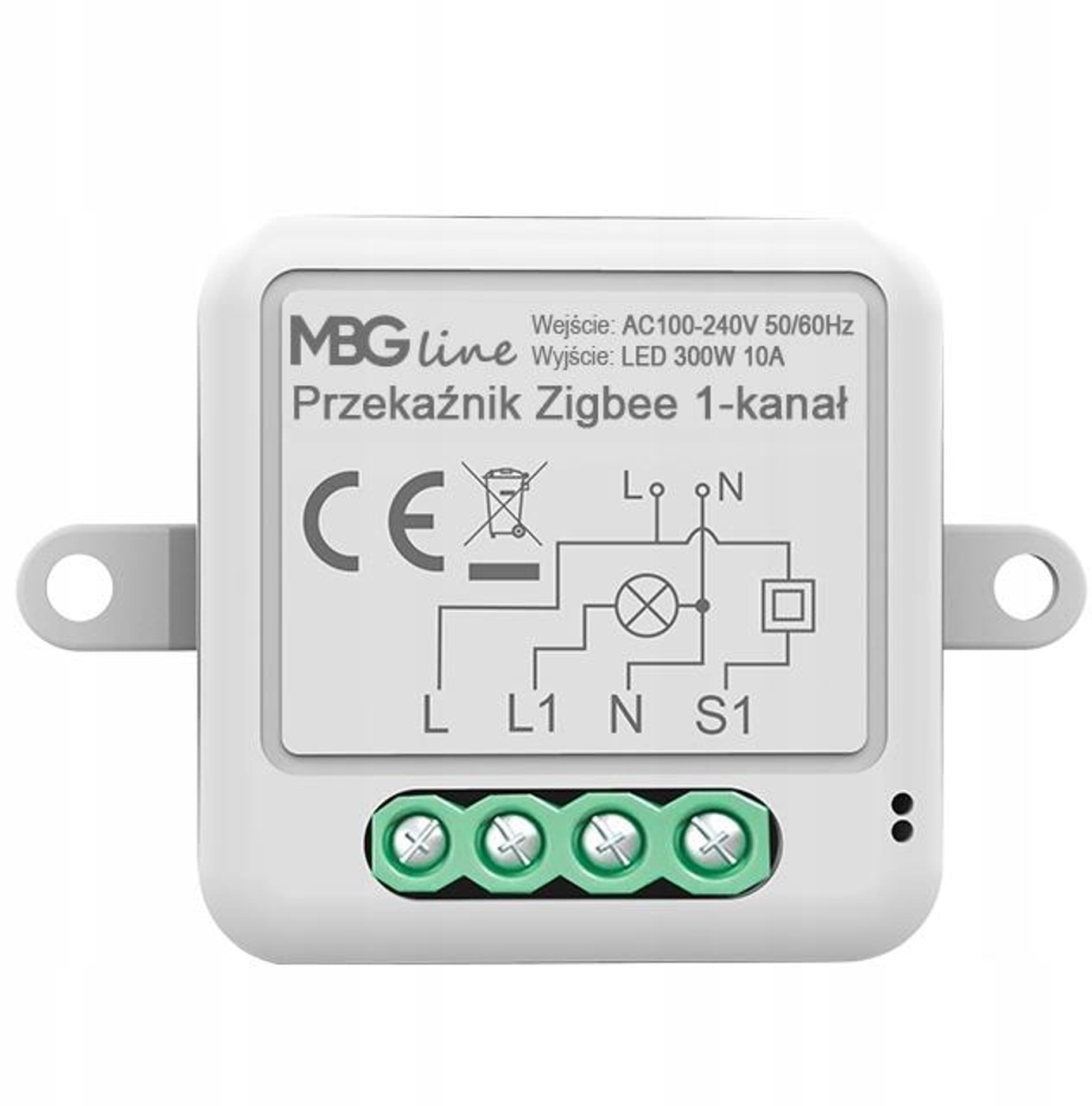 

MBG LINE Sterownik oświetlenia 1-kanałowy Zigbee Tuya