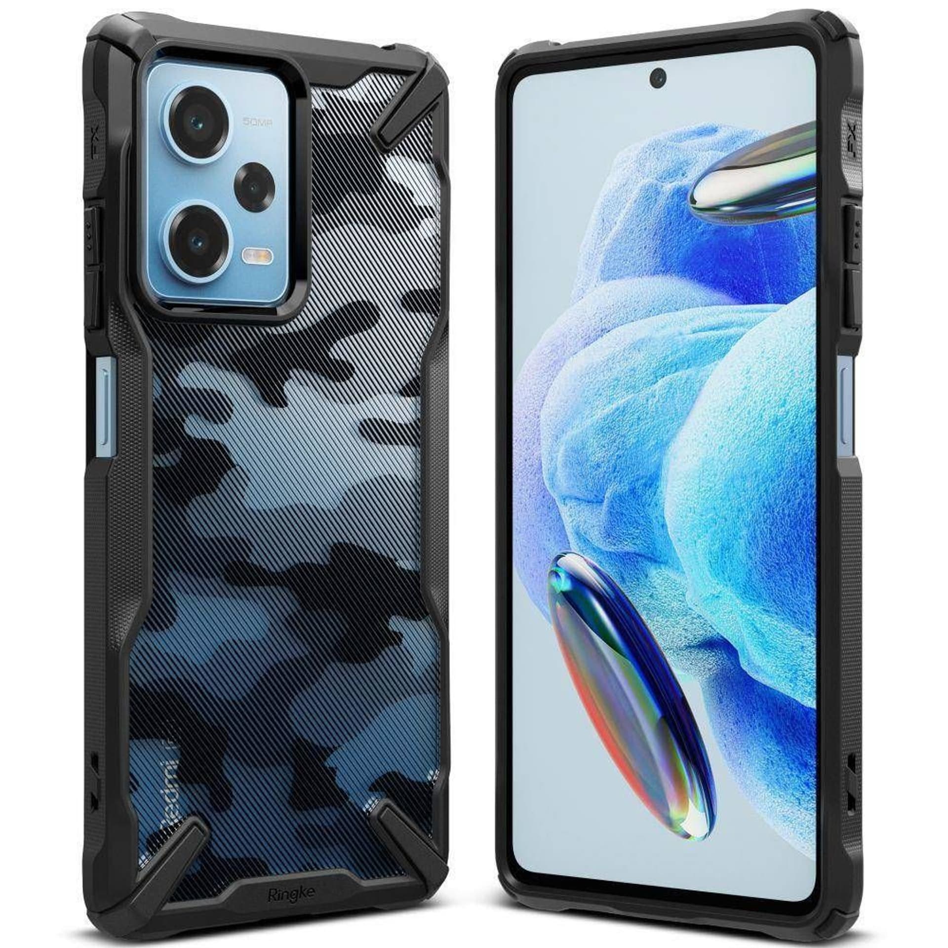 

Etui XIAOMI REDMI NOTE 12 PRO 5G / POCO X5 PRO 5G Ringke Fusion-X Camo czarne