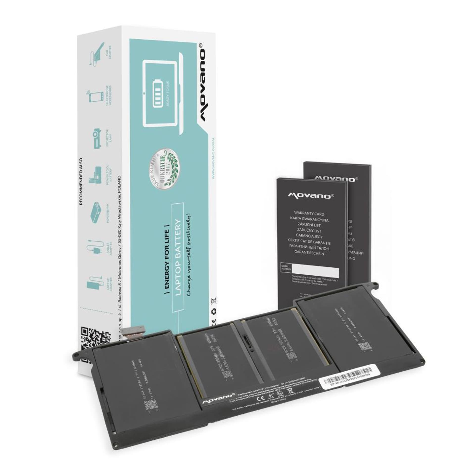 

Bateria Movano do Apple MacBook Air 11" - A1370 (2010 r.)